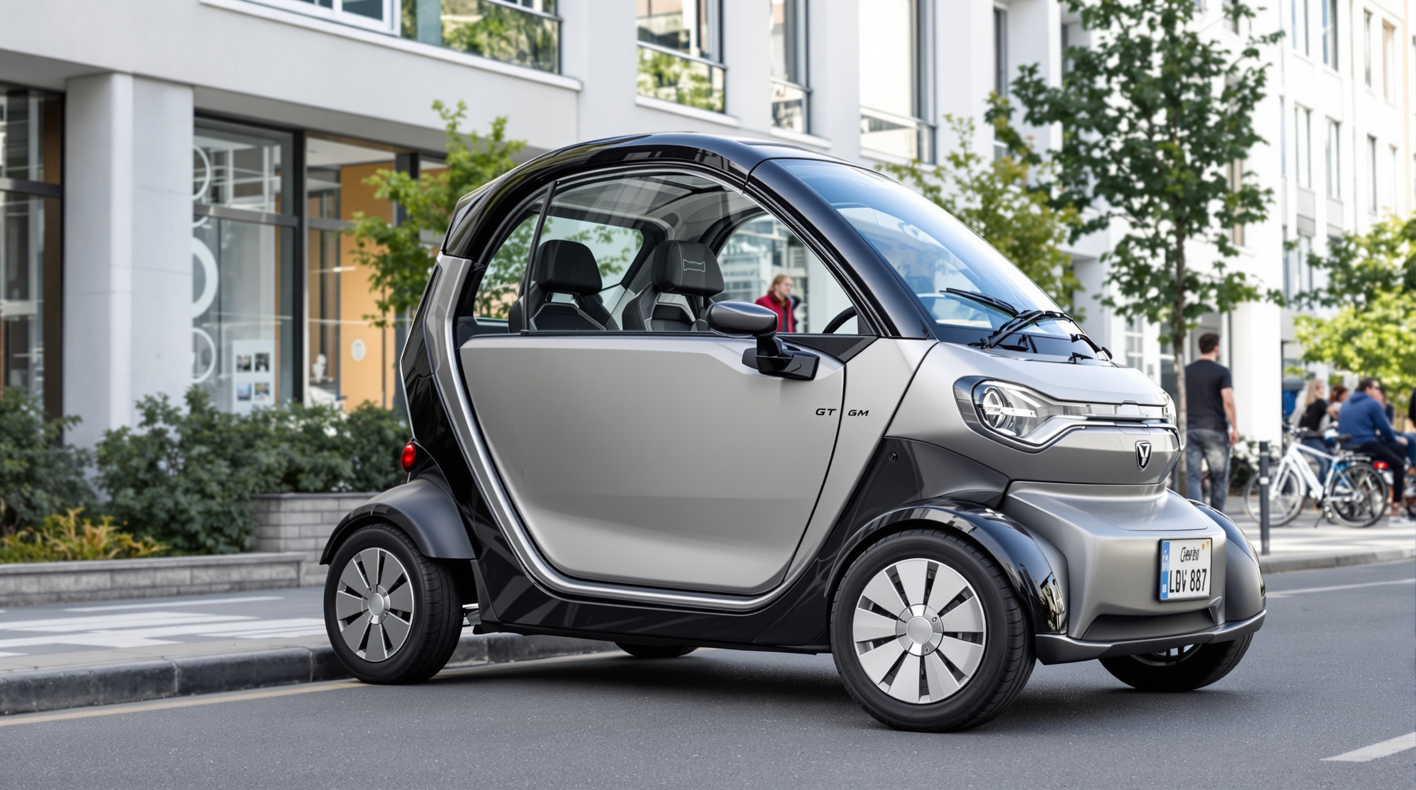 Voiture sans permis 4 places Aixam Crossline GT urbaine moderne