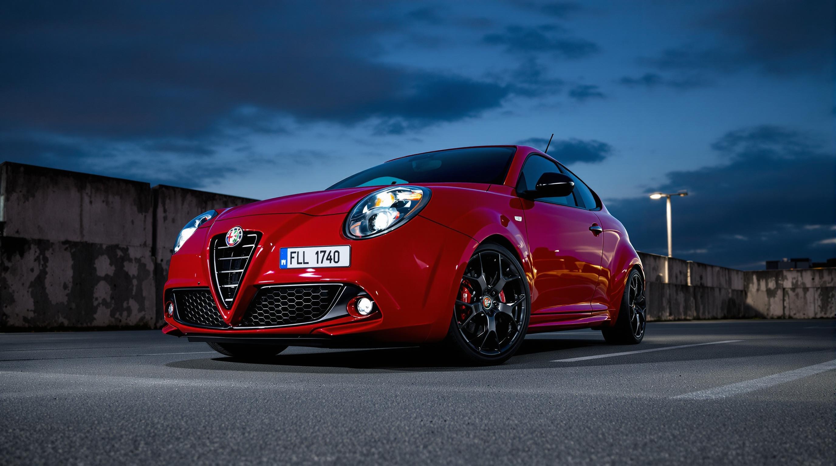 Alfa Romeo MiTo Quadrifoglio Verde parking agressive