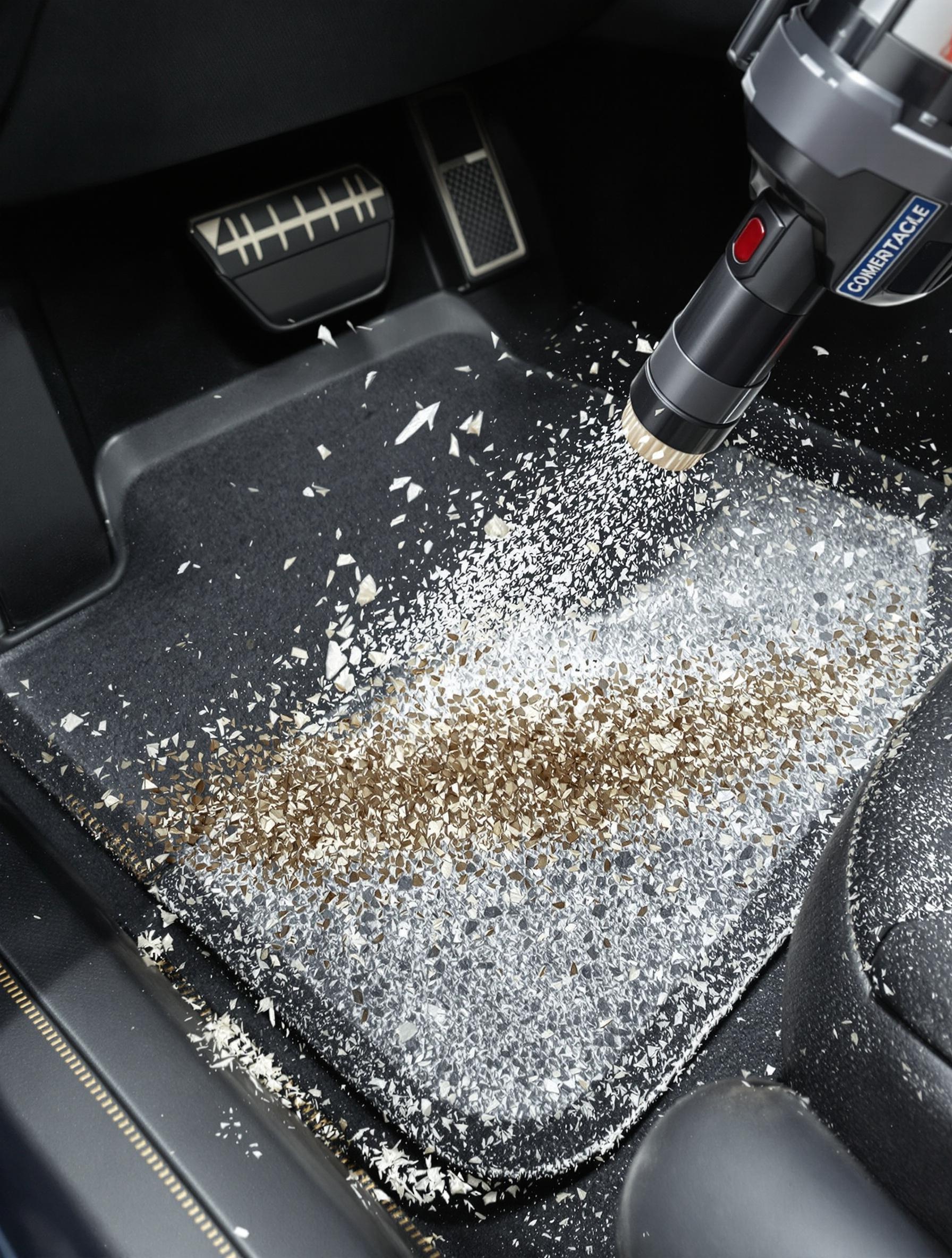 aspirateur professionnel nettoyage tapis sale intérieur voiture moderne