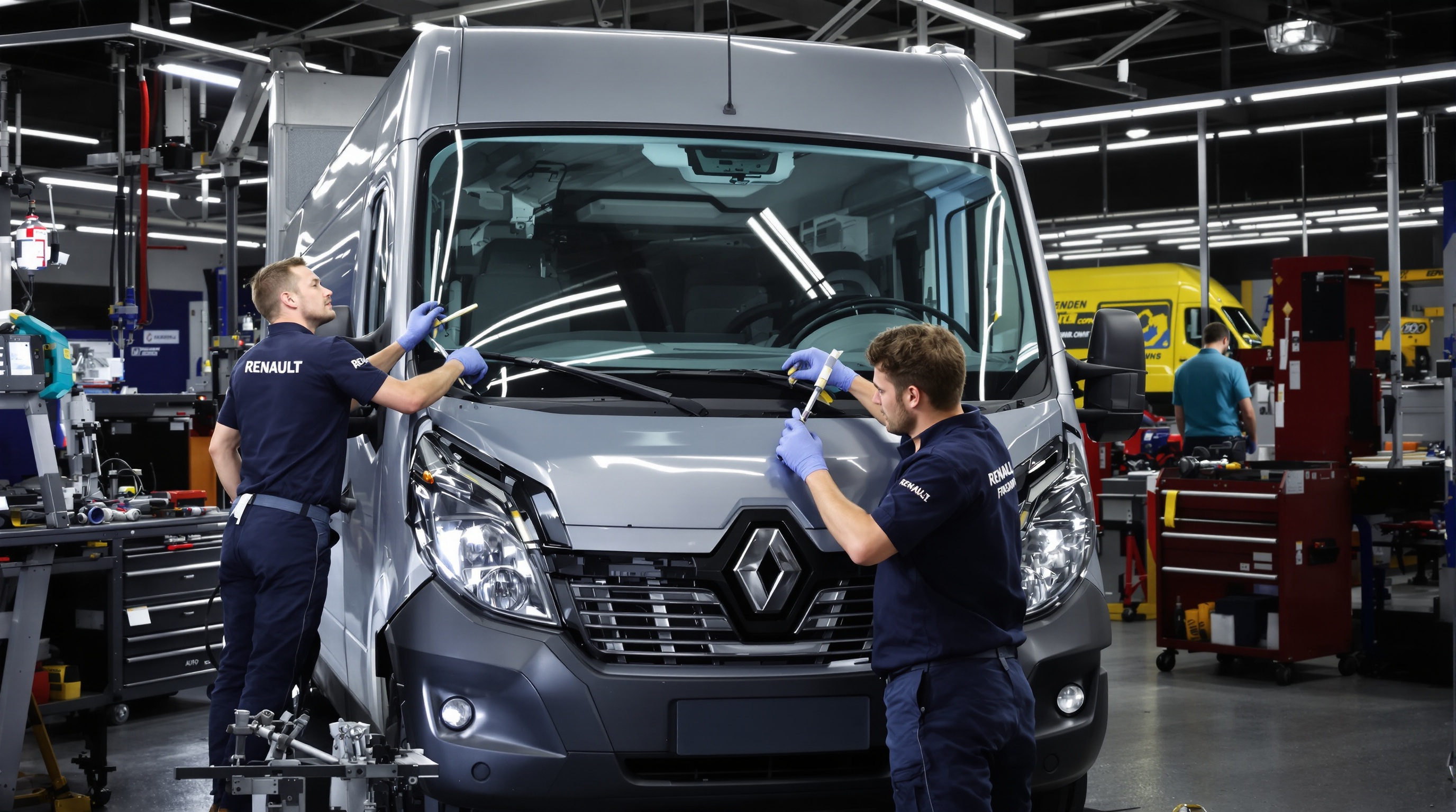 Remplacement lunette arrière et optiques Renault chez France Pare-Brise