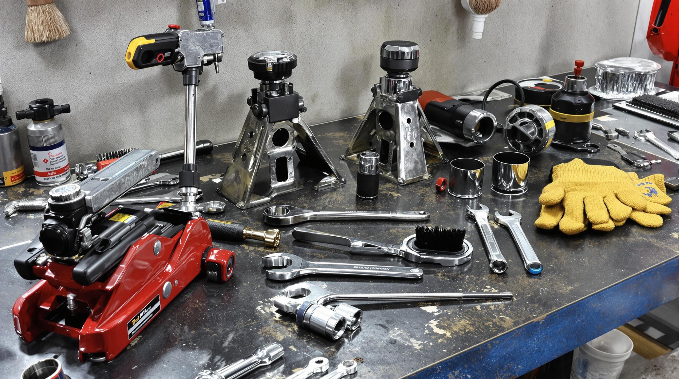 outils indispensables remplacement plaquette frein établi garage