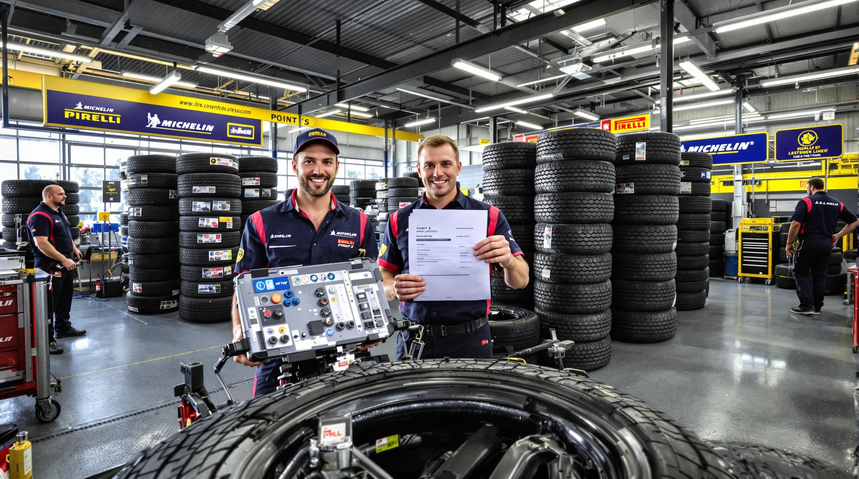 Livraison pneus express Point S montage Michelin Pirelli