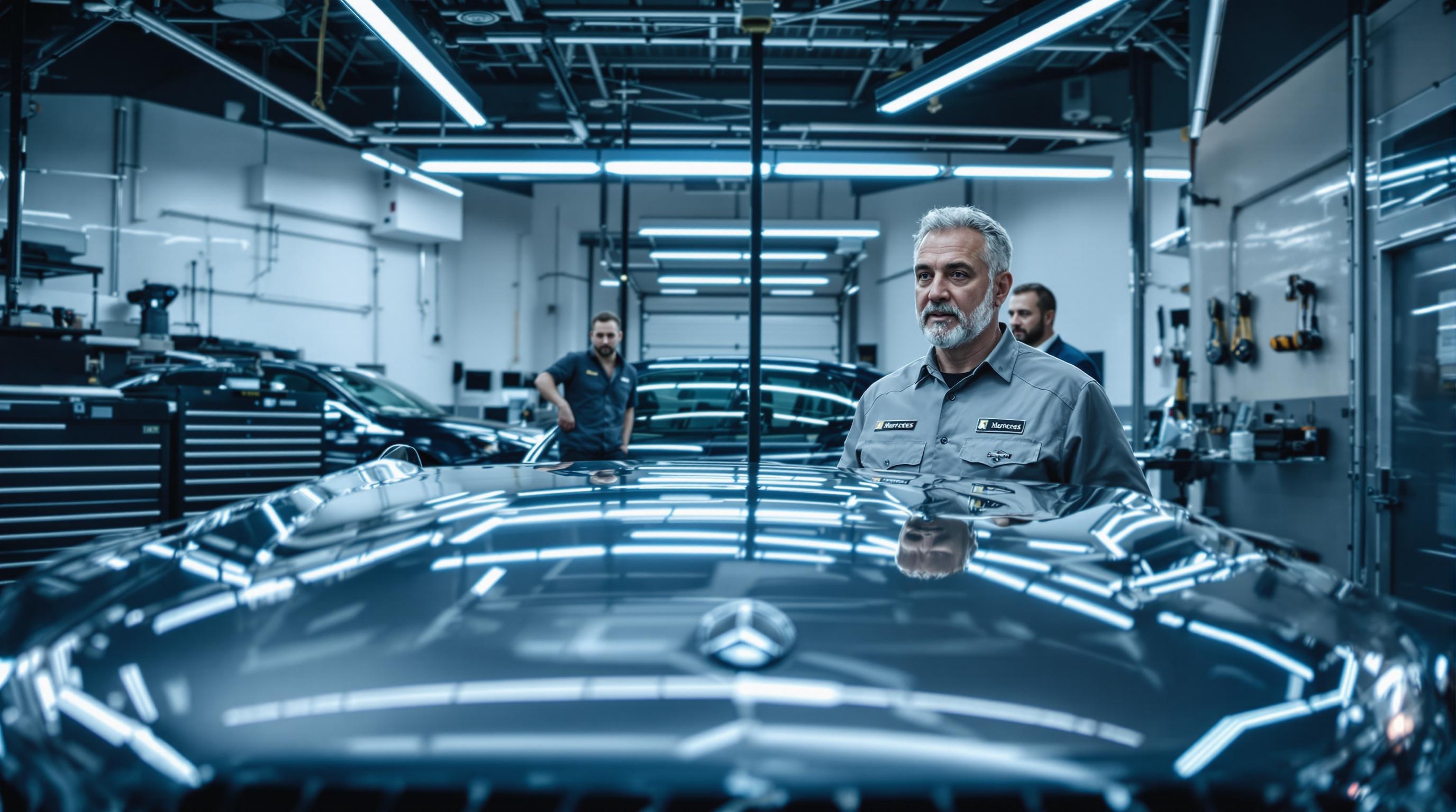 Atelier préparation Mercedes-Benz exclusif