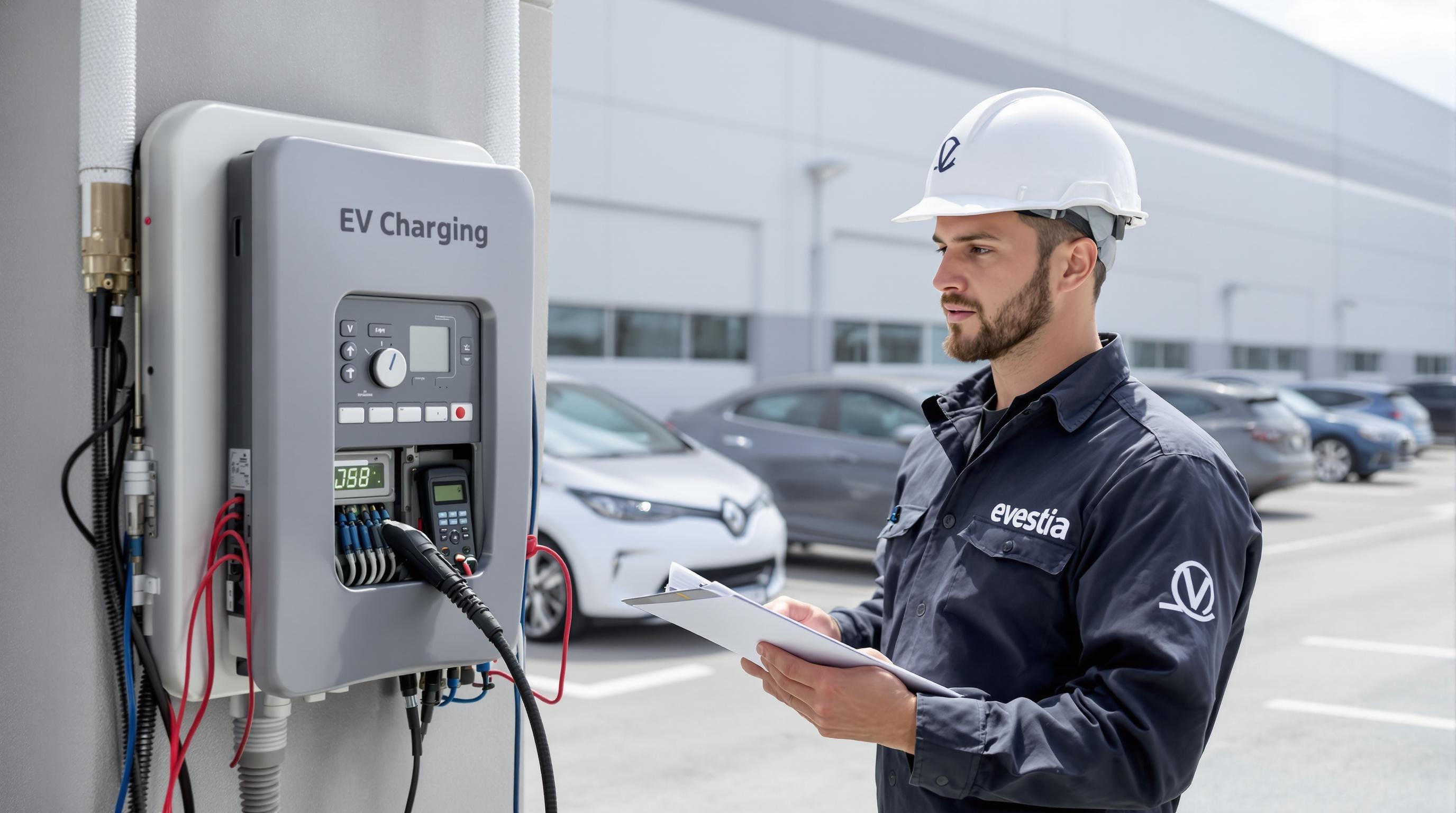Audit technique IRVE réalisé sur un site industriel