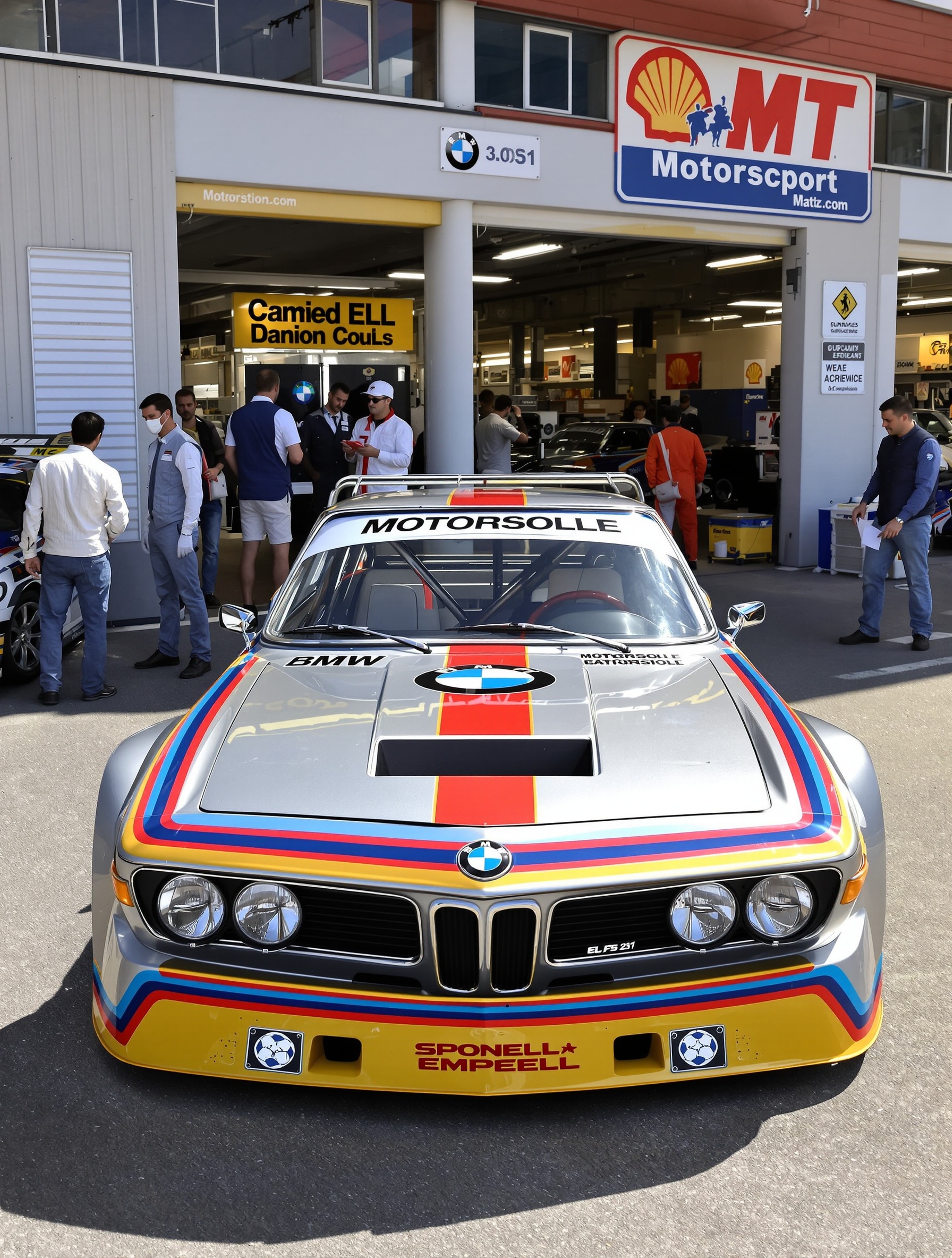 BMW 3.0 CSL Batmobile E9 avec son aileron emblématique