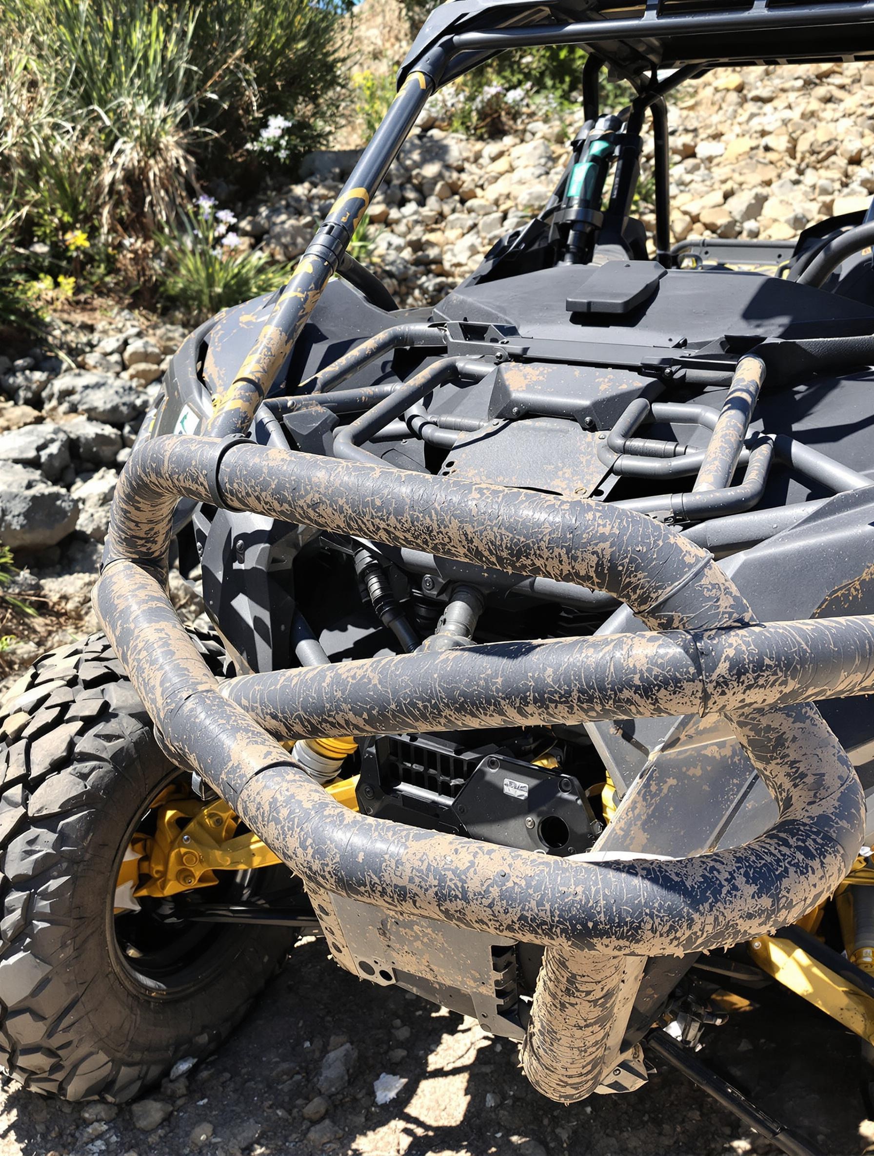 Cage ROPS du Can-Am Maverick Trail 2024 avec châssis en acier