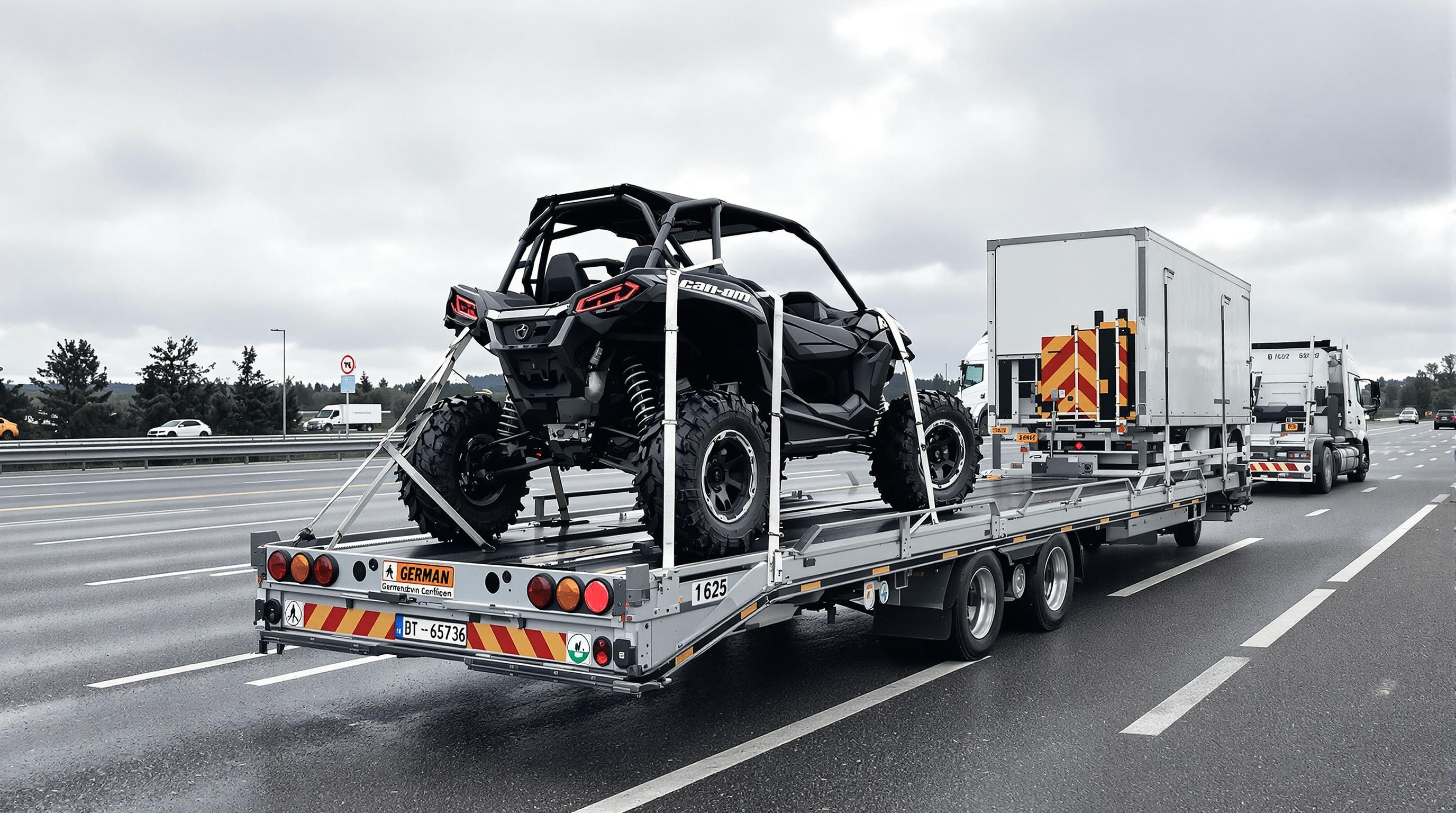 Transport d’un Can-Am Maverick entre l’Allemagne et la France