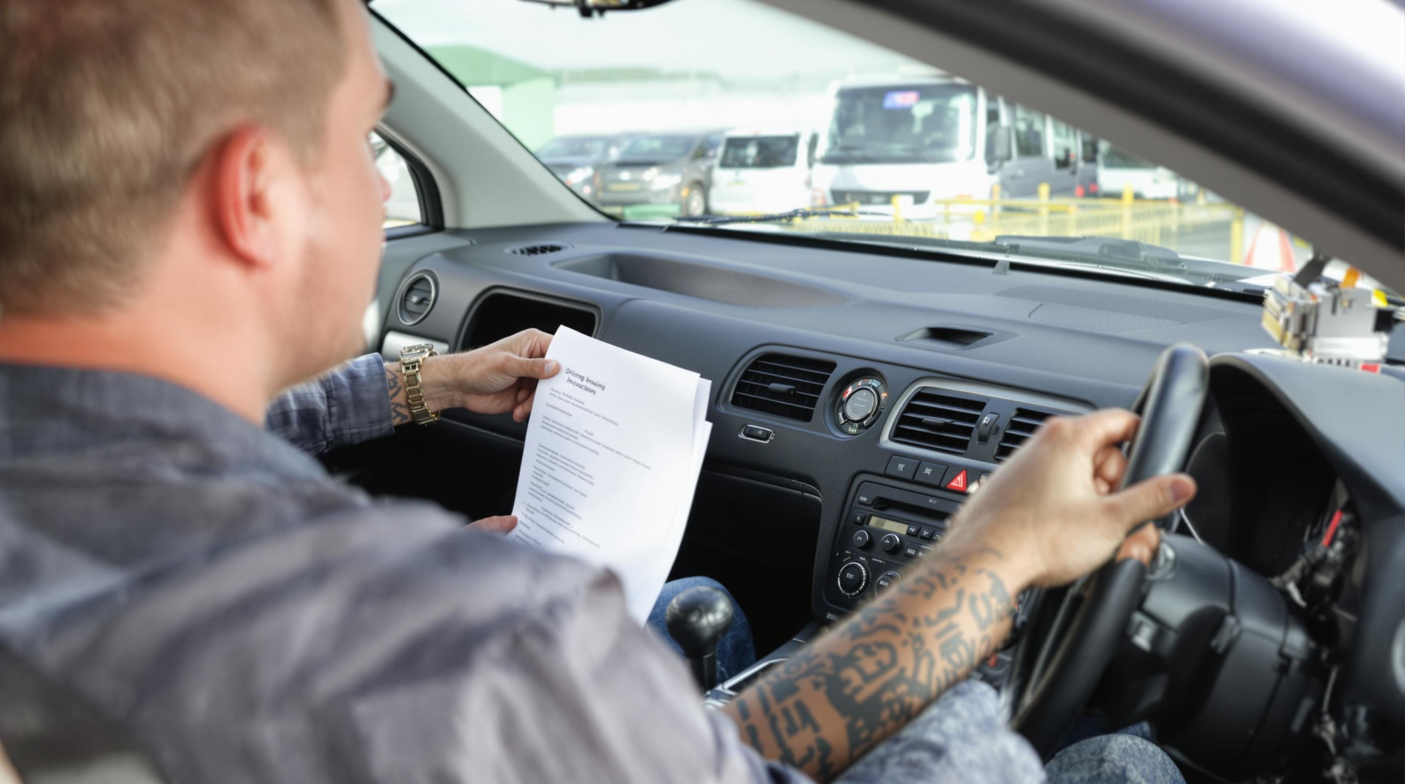 Formation pratique pour devenir inspecteur du permis de conduire.