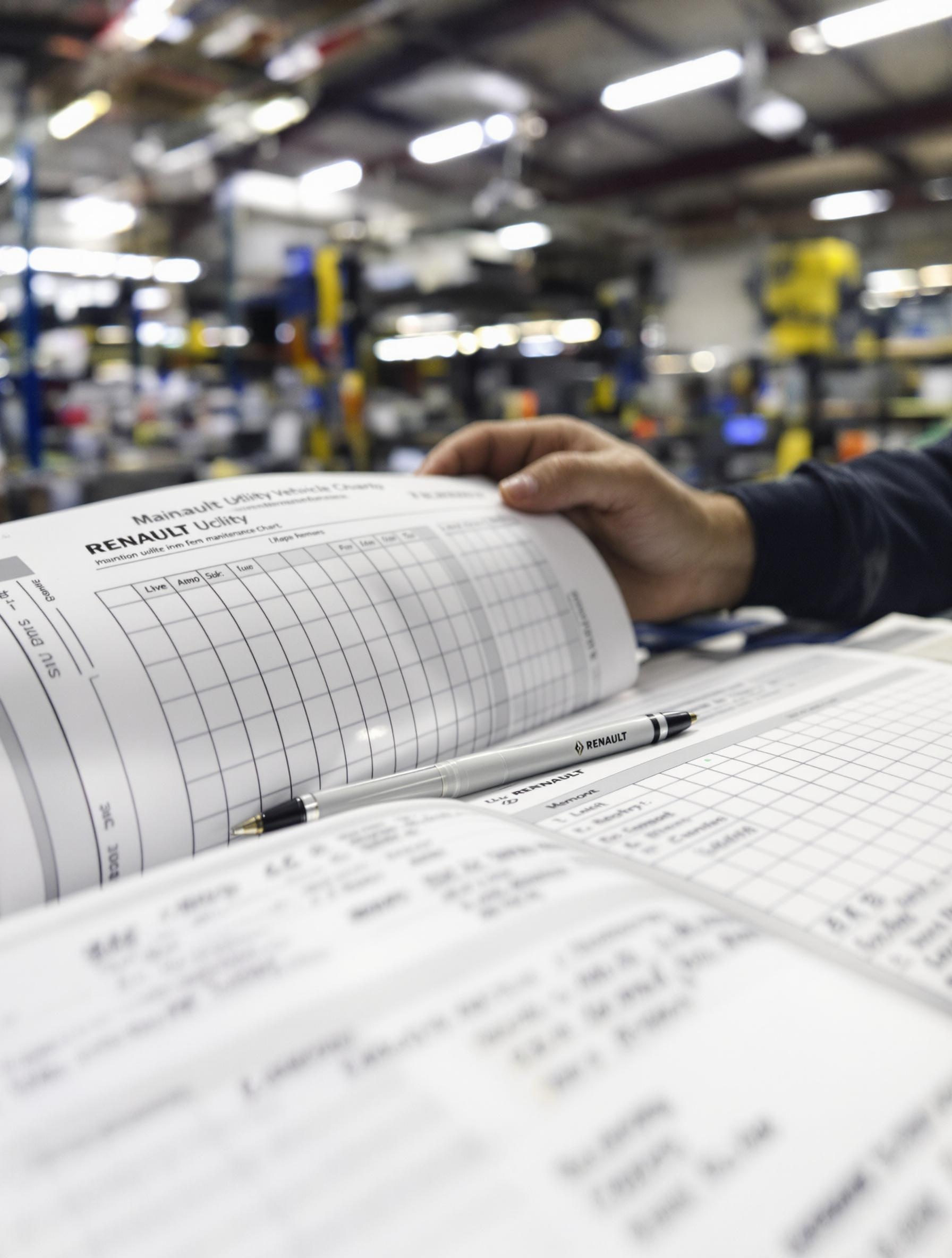carnet d'entretien Renault utilitaire plan maintenance atelier
