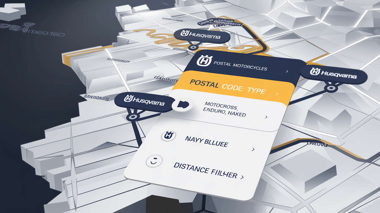 Carte interactive des revendeurs Husqvarna France