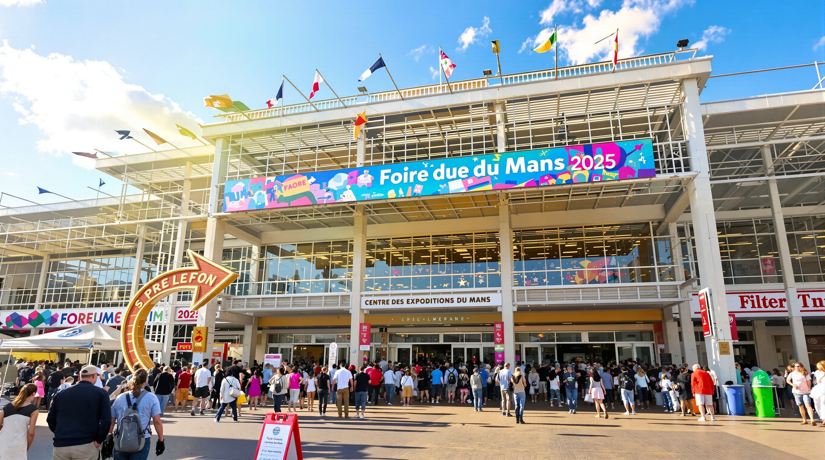 Le Centre des Expositions du Mans, lieu de rendez-vous de la Foire du Mans 2025