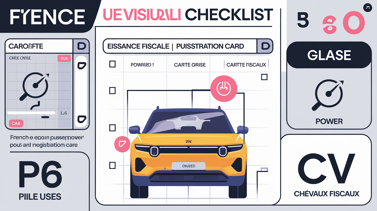 Checklist puissance fiscale