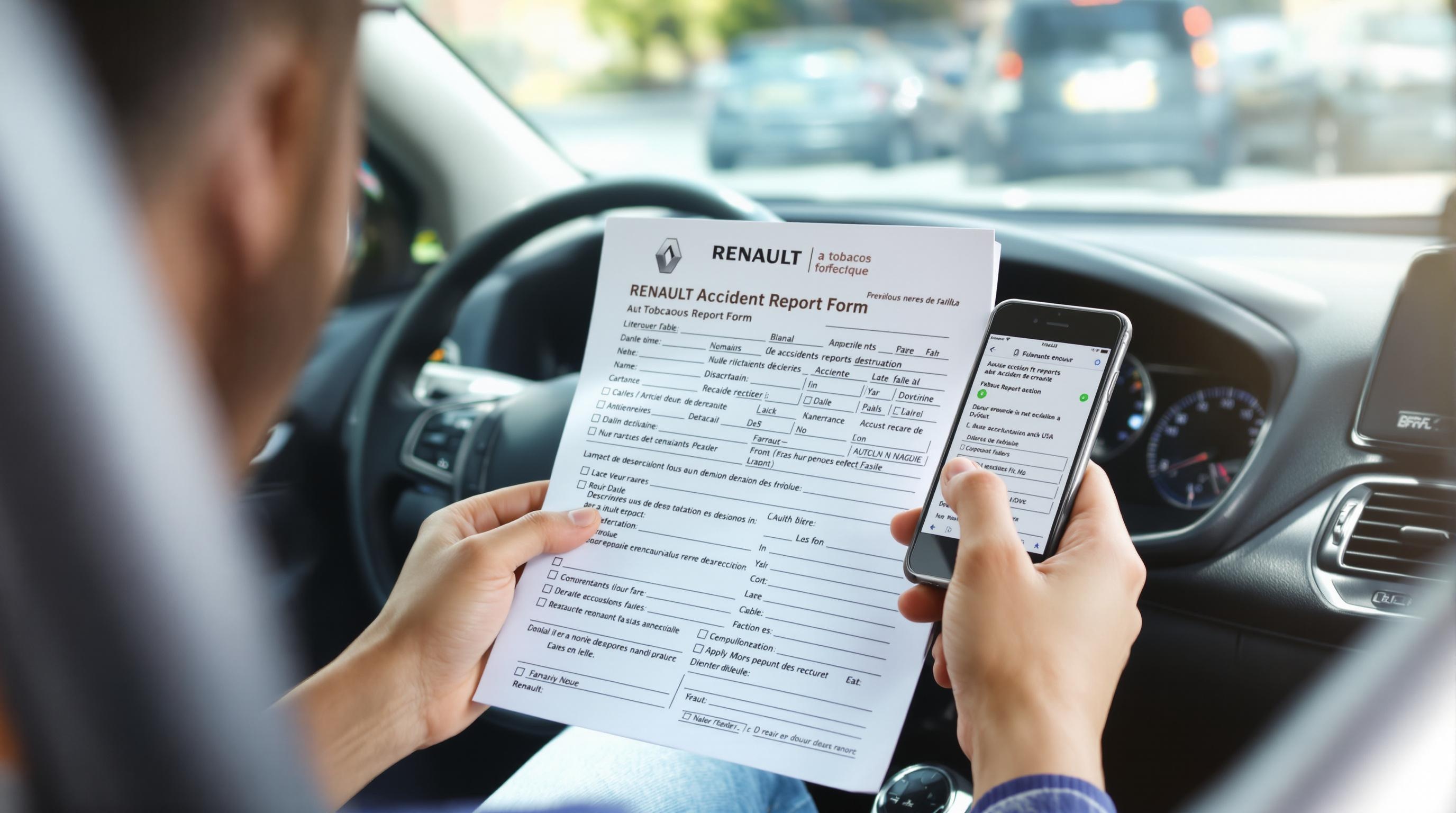 Comparatif entre constat papier et e-constat sur smartphone