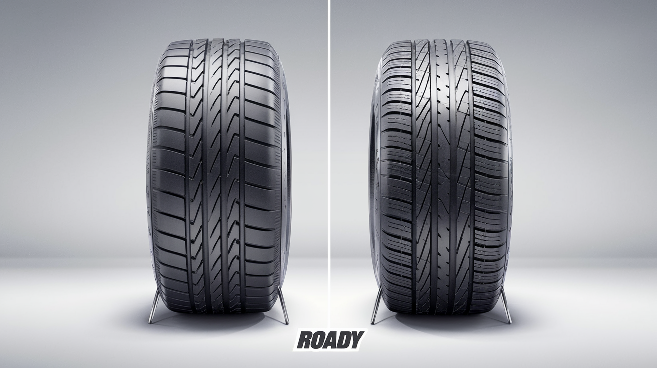 Comparaison de l'usure des pneus avec l'entretien expert Roady