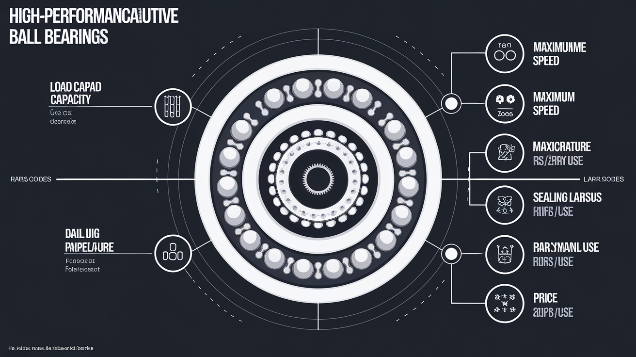 Tableau graphique des critères de sélection d’un roulement à billes performant auto