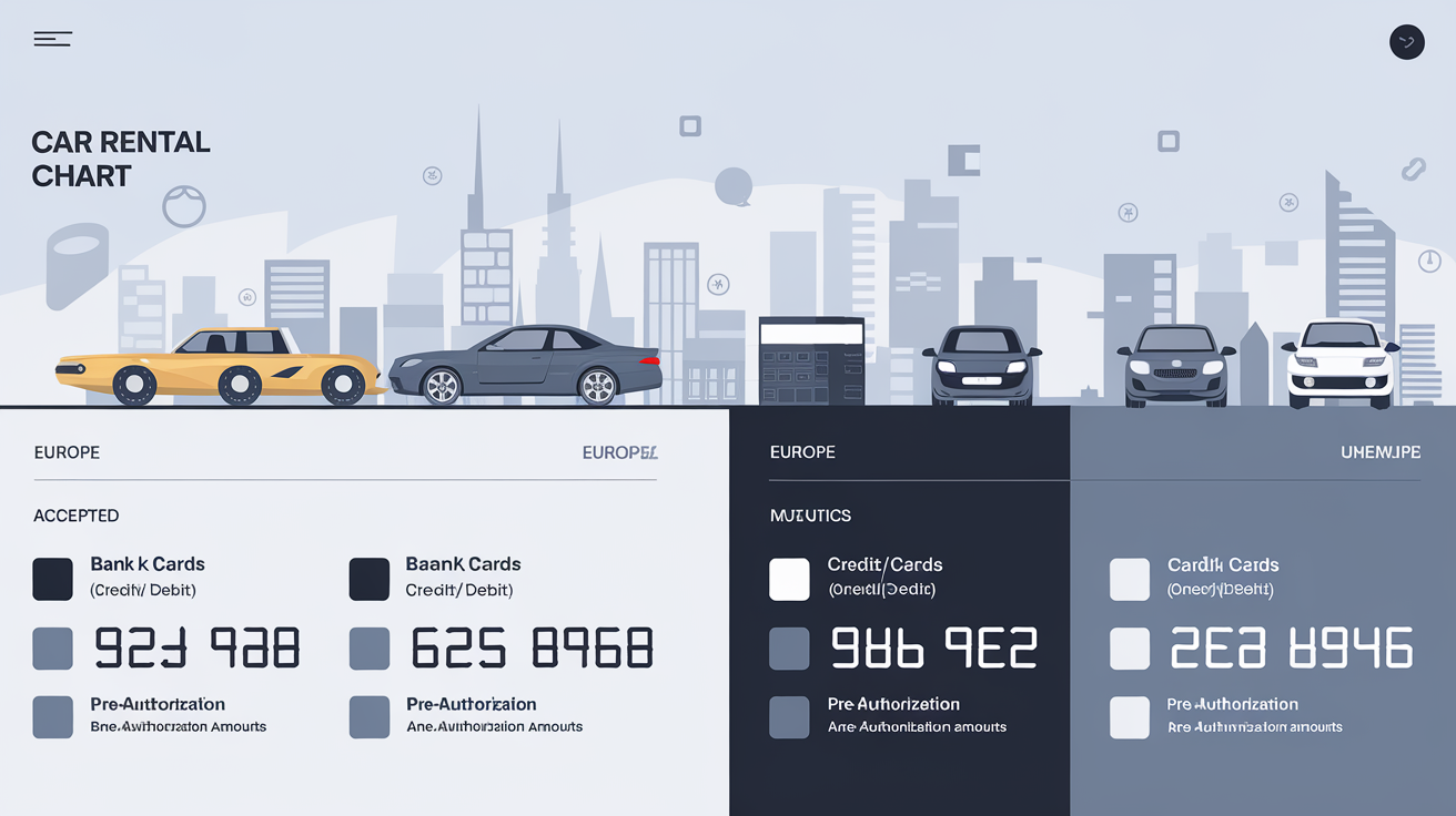 Comparatif exigences location voiture Europe USA