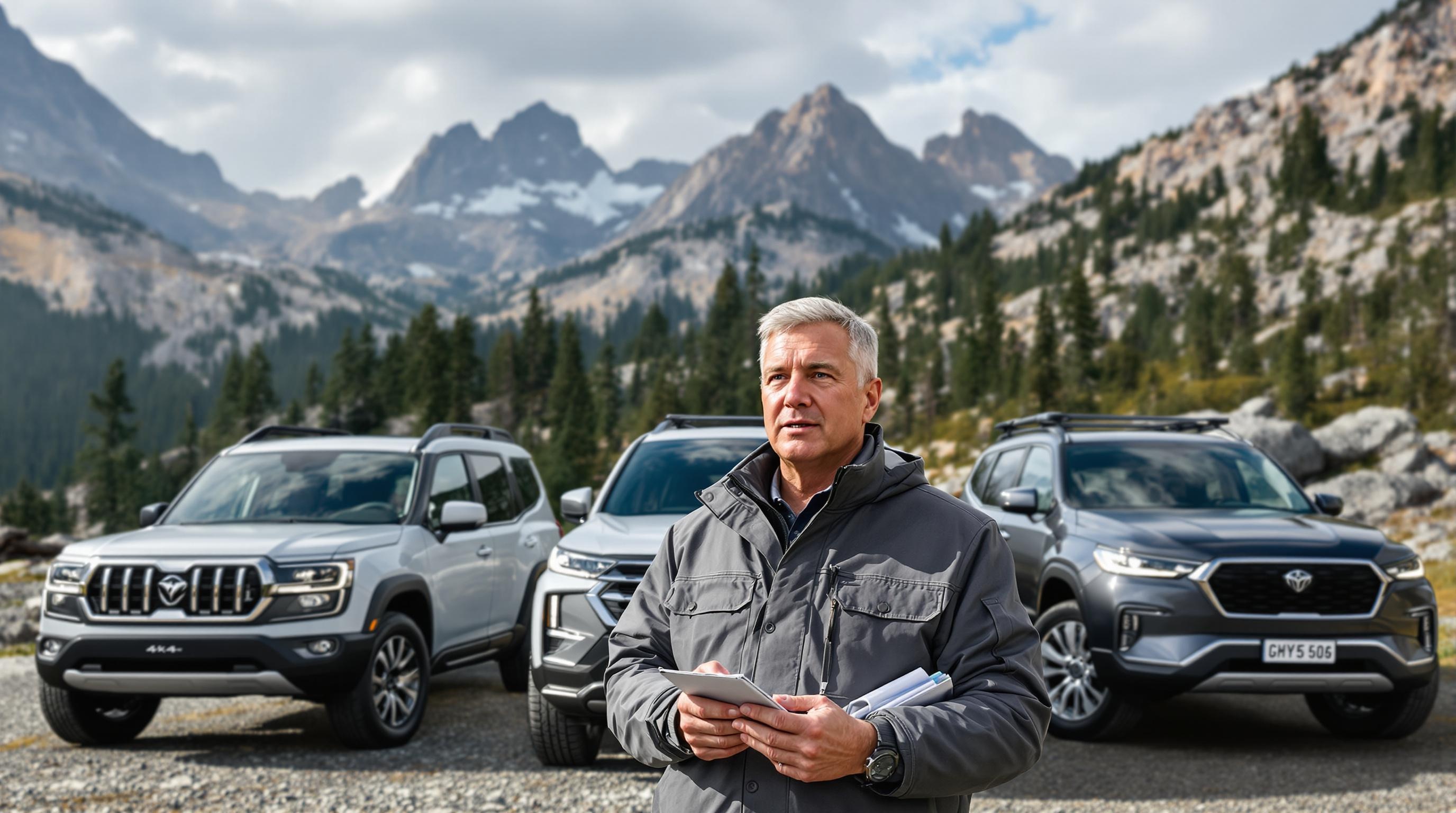 Conducteur devant 4x4 hybrides électriques thermiques aventure choix