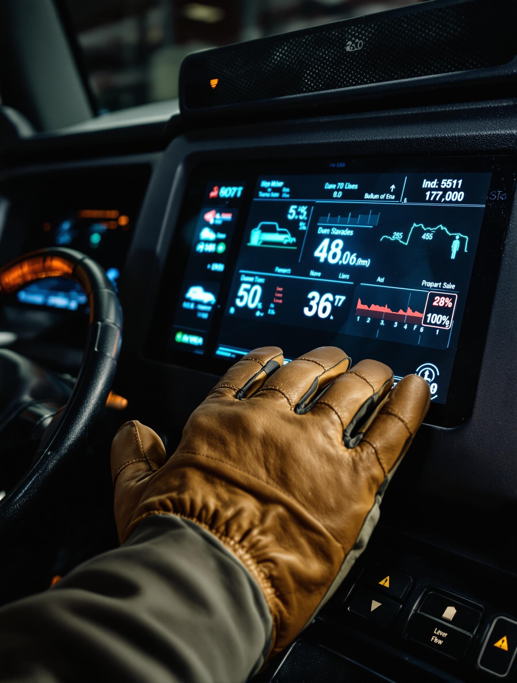 Conducteur professionnel optimisation coût transport voiture statistiques économiques style brut