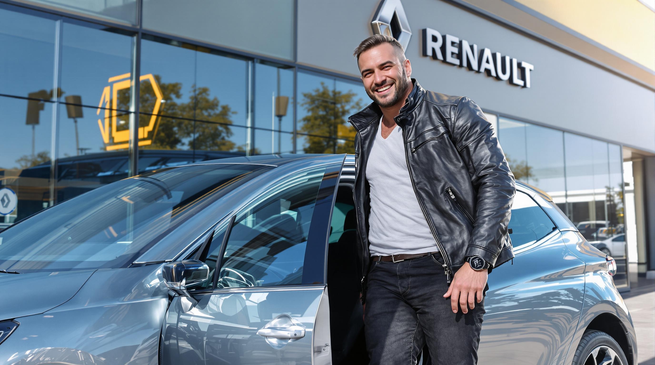 Conduite en citadine électrique Renault devant Batilly.
