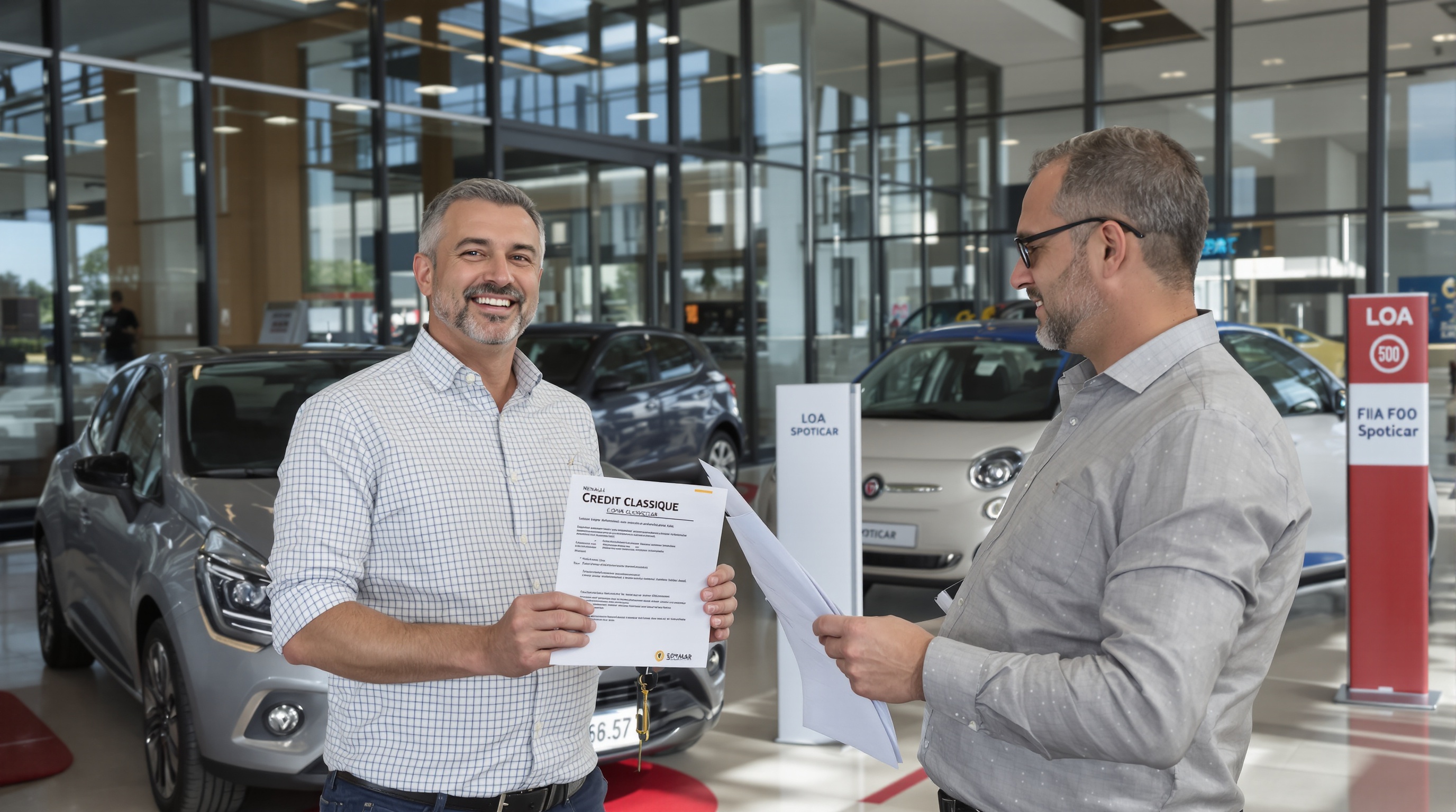 Comparatif concret entre crédit classique et LOA chez Spoticar