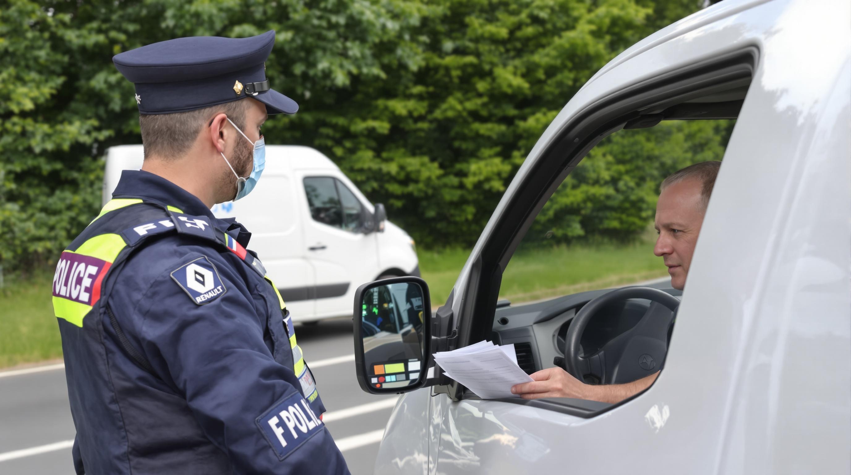 Respect des droits et devoirs lors d’un contrôle routier avec un utilitaire Renault