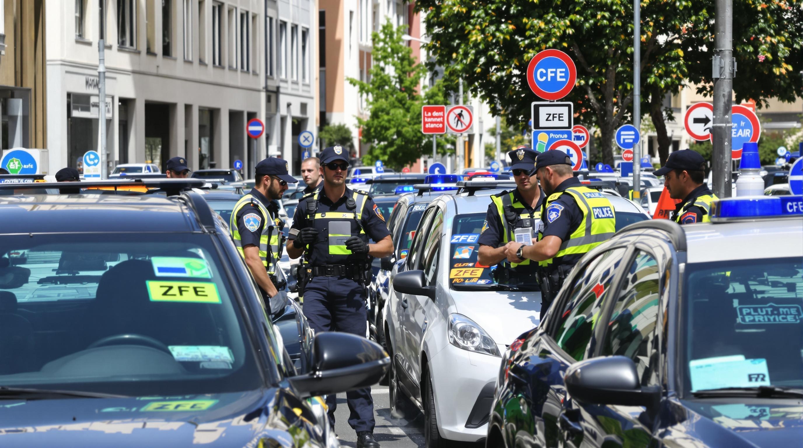 Contrôle ZFE Toulouse vignette Crit'Air police