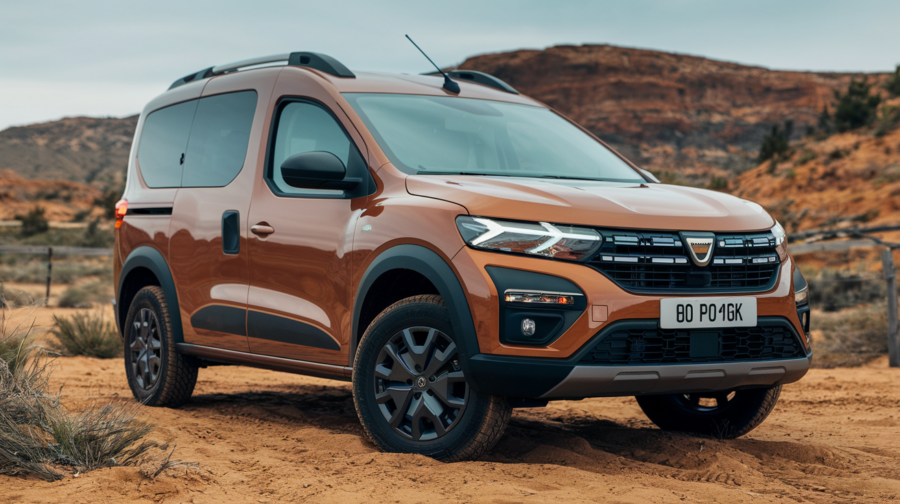 Un visuel détaillé du Dacia Sandman dans sa configuration de base.