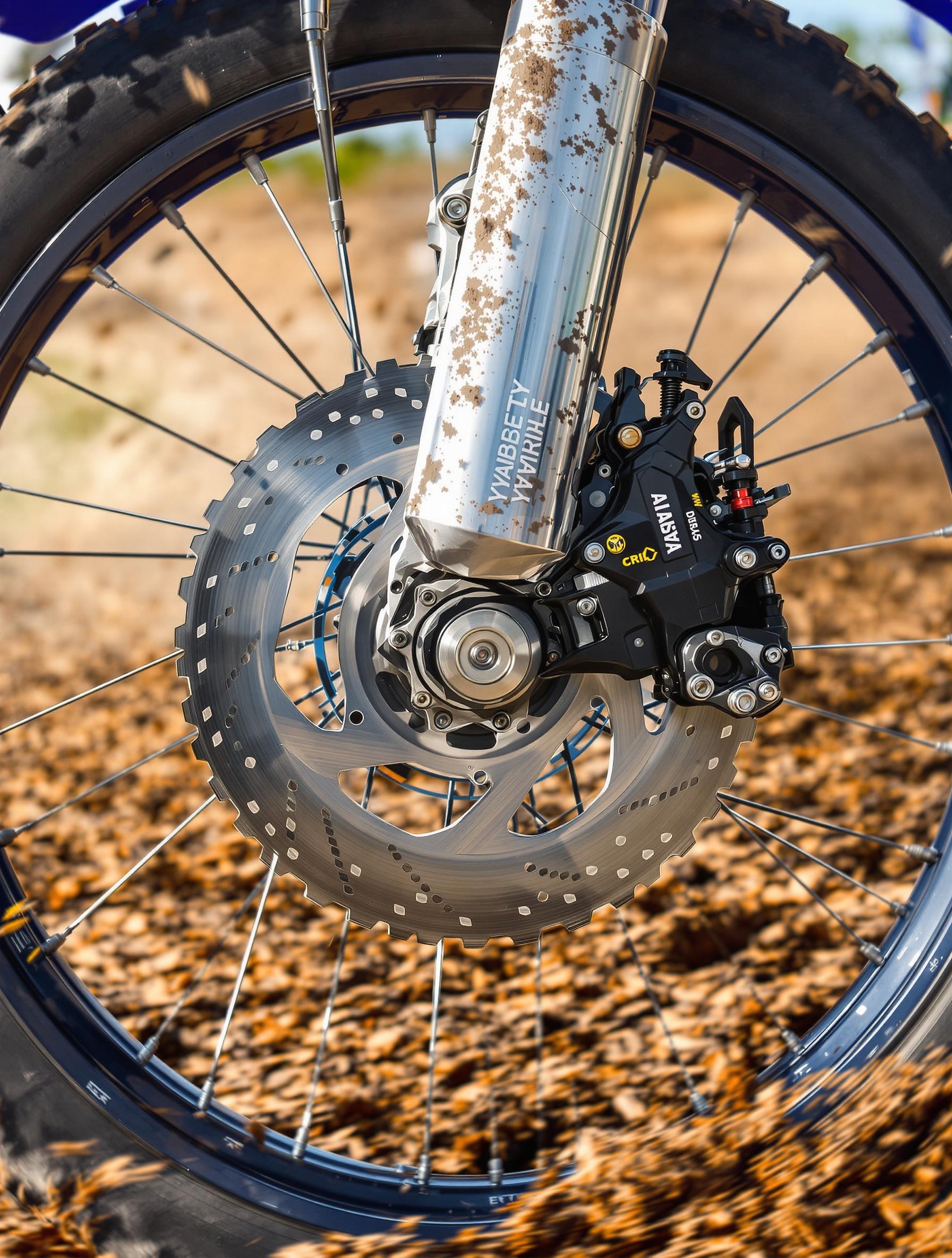 Roue avant avec disque oversize de la YZ125 2025