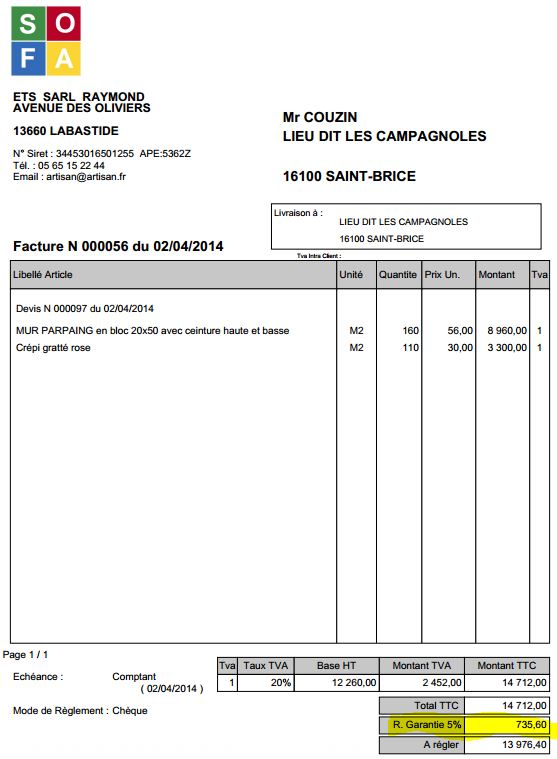Documents nécessaires pour maintenir une garantie constructeur