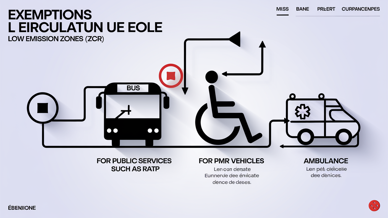Exemptions ZCR services publics PMR