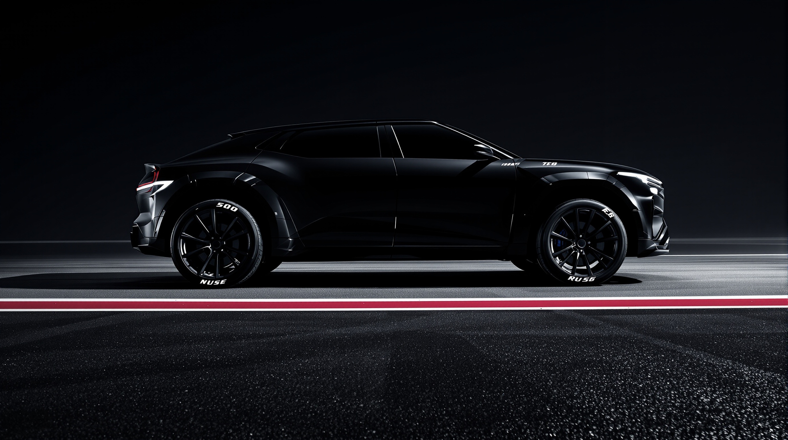 Ford Mustang Mach-E GT profil piste design agressif