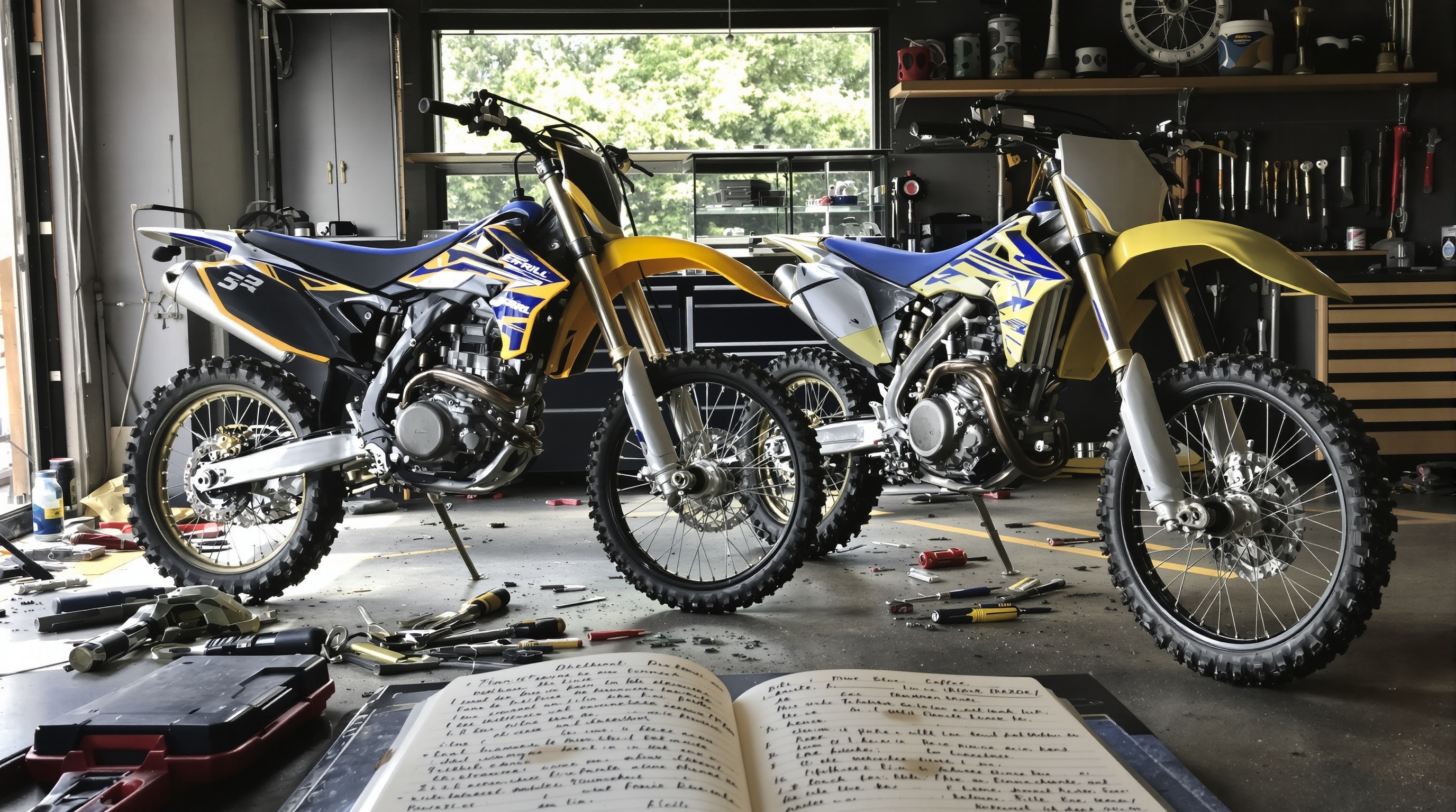 Comparatif garage moto trial 4 temps neuve vs occasion