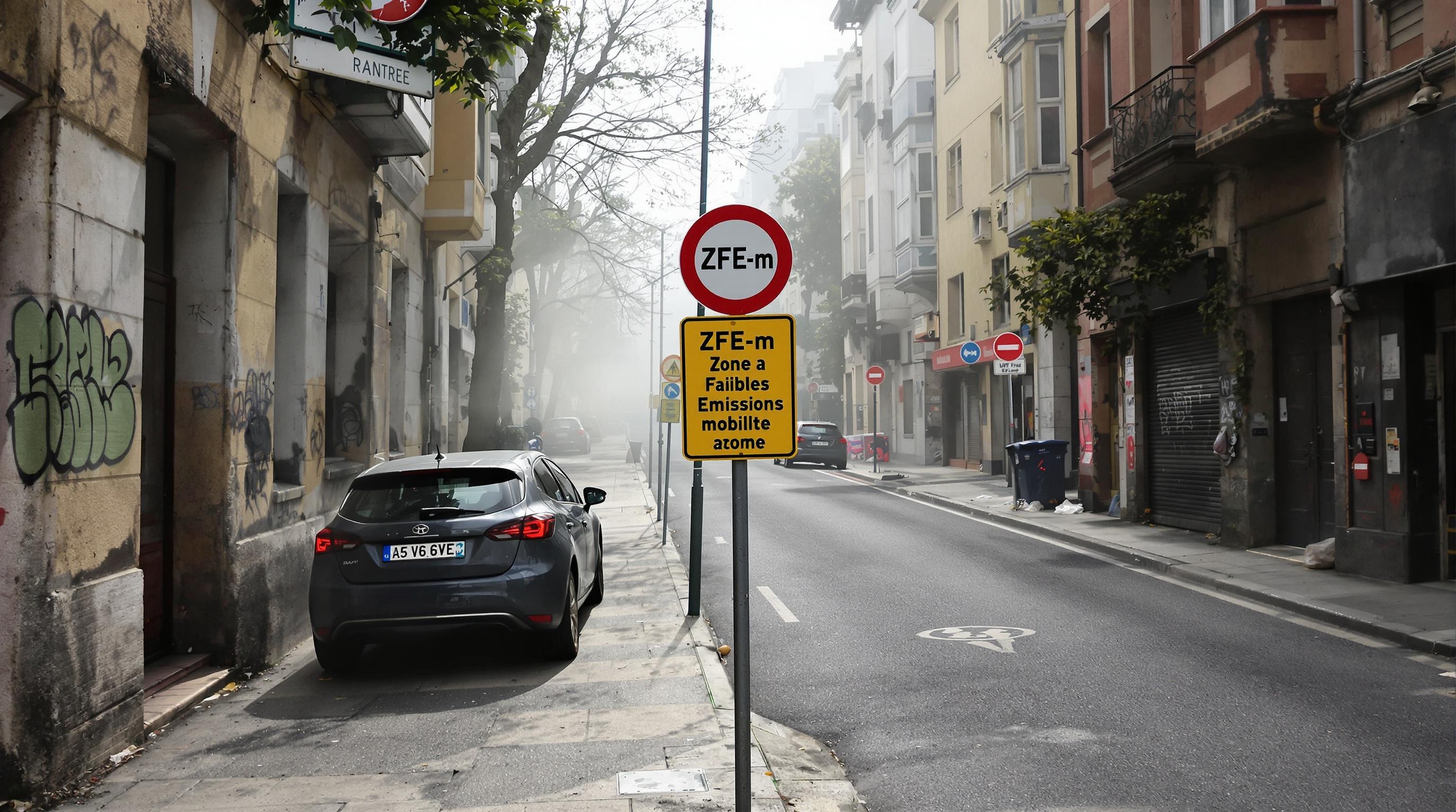 Pollution urbaine diesel France ZFE-m