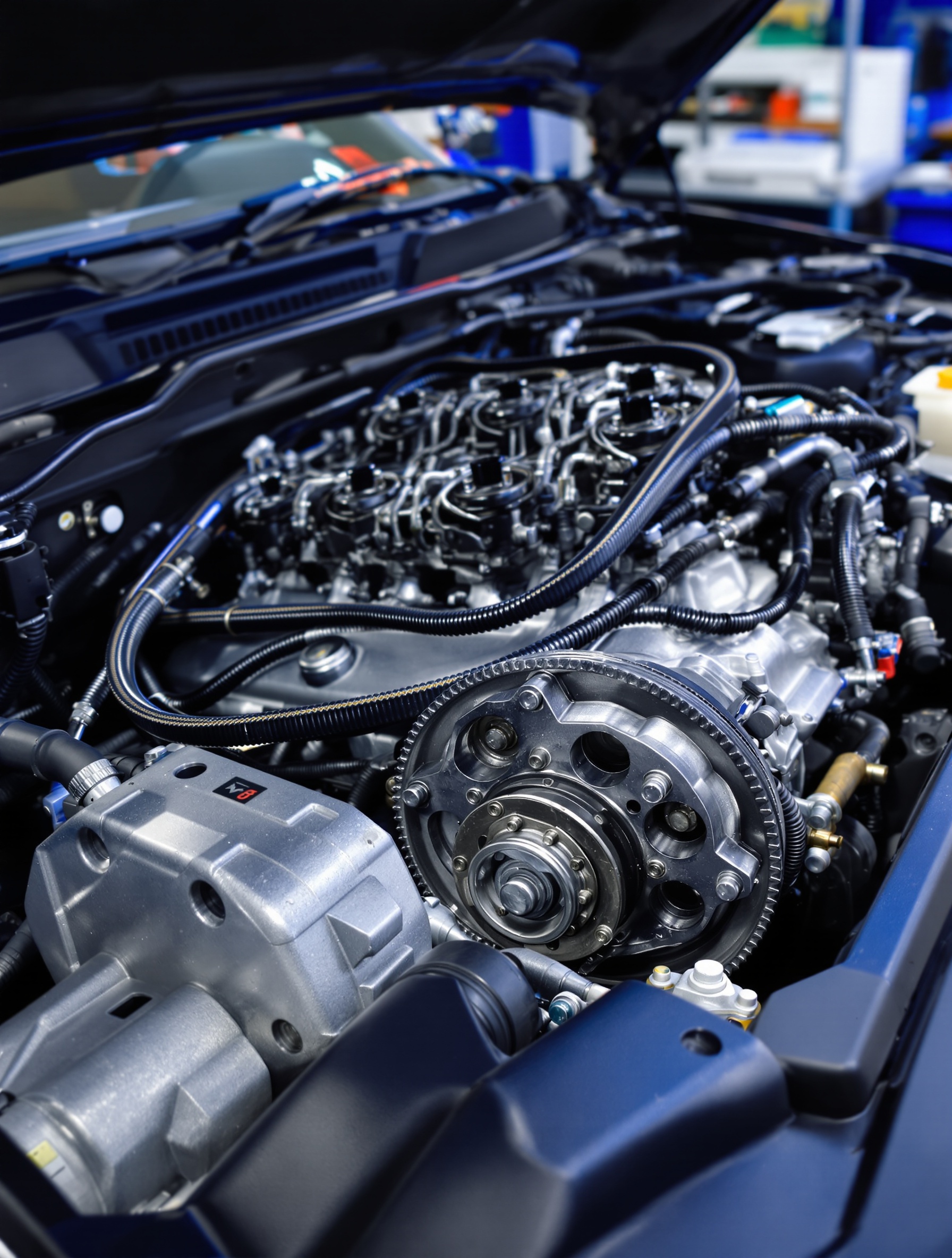 Moteur Porsche 944 2.5L distribution courroie culasse 8 soupapes