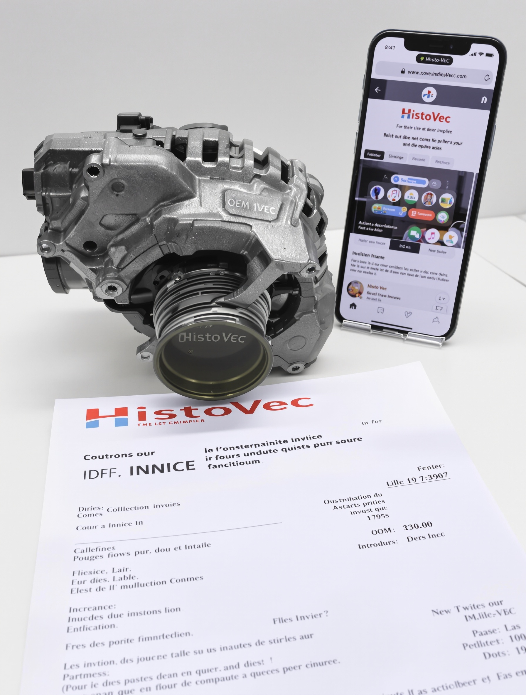 pièce auto authentique numéro OEM visible HistoVec