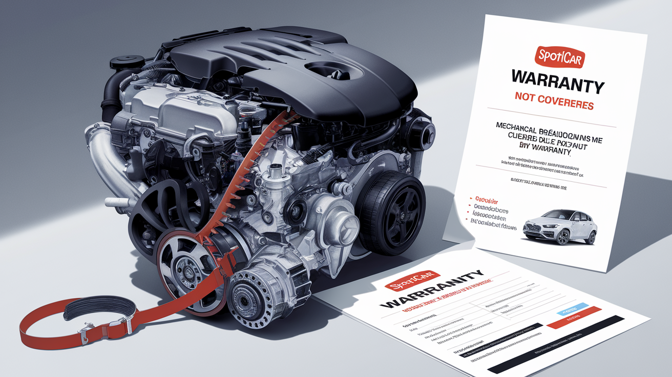 Courroie cassée moteur garantie Spoticar refusée