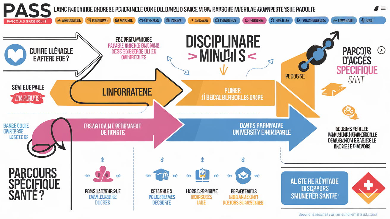 Infographie sur l'importance de la mineure disciplinaire PASS