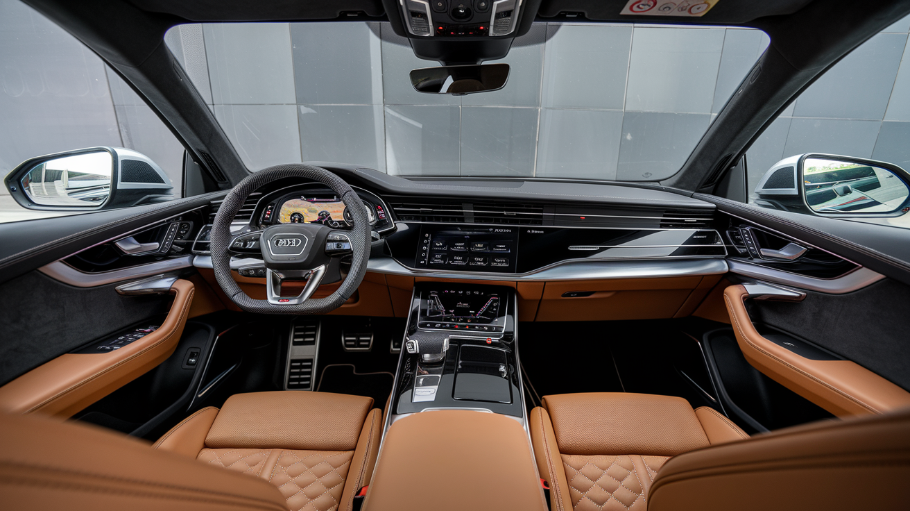 Intérieur premium de l'Audi RS Q8 Performance 2025