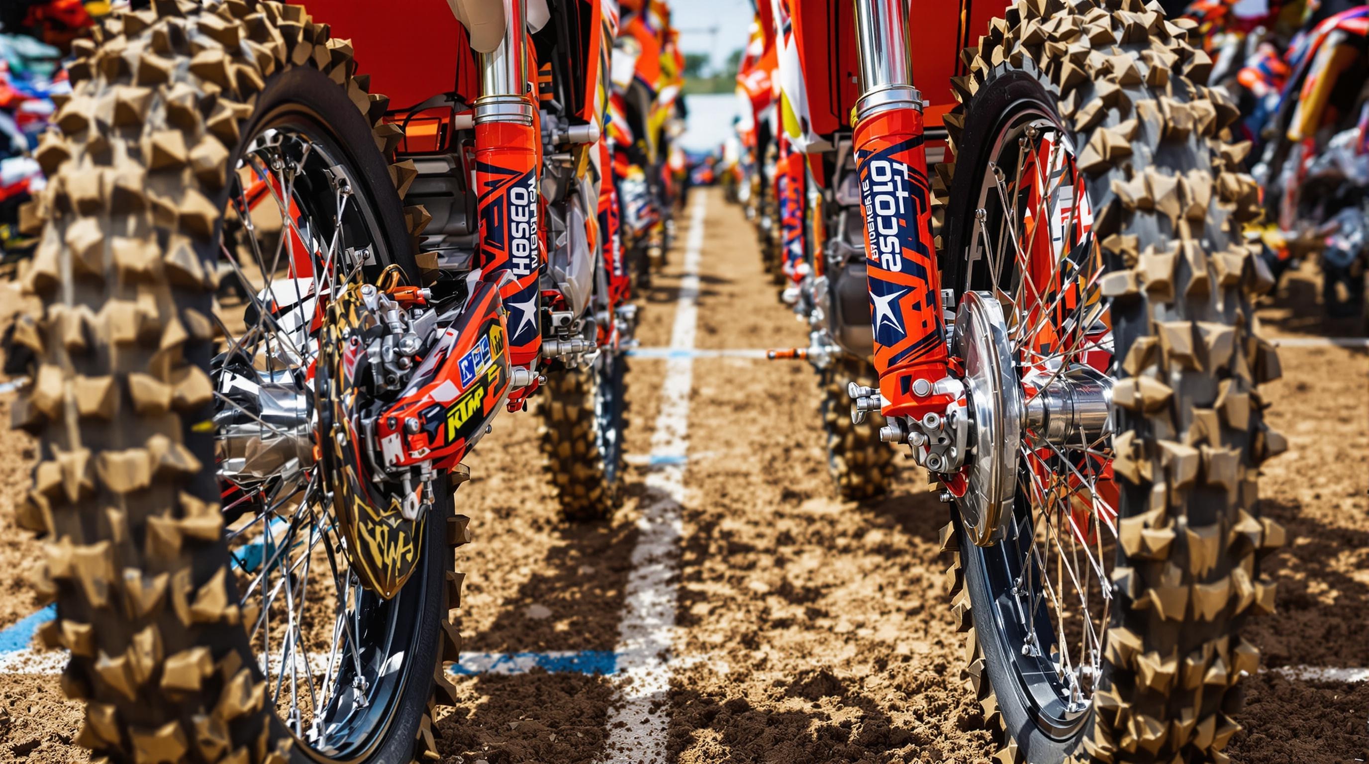 KTM 450 SX-F Factory Edition vs Standard pneus Akrapovic Powerparts