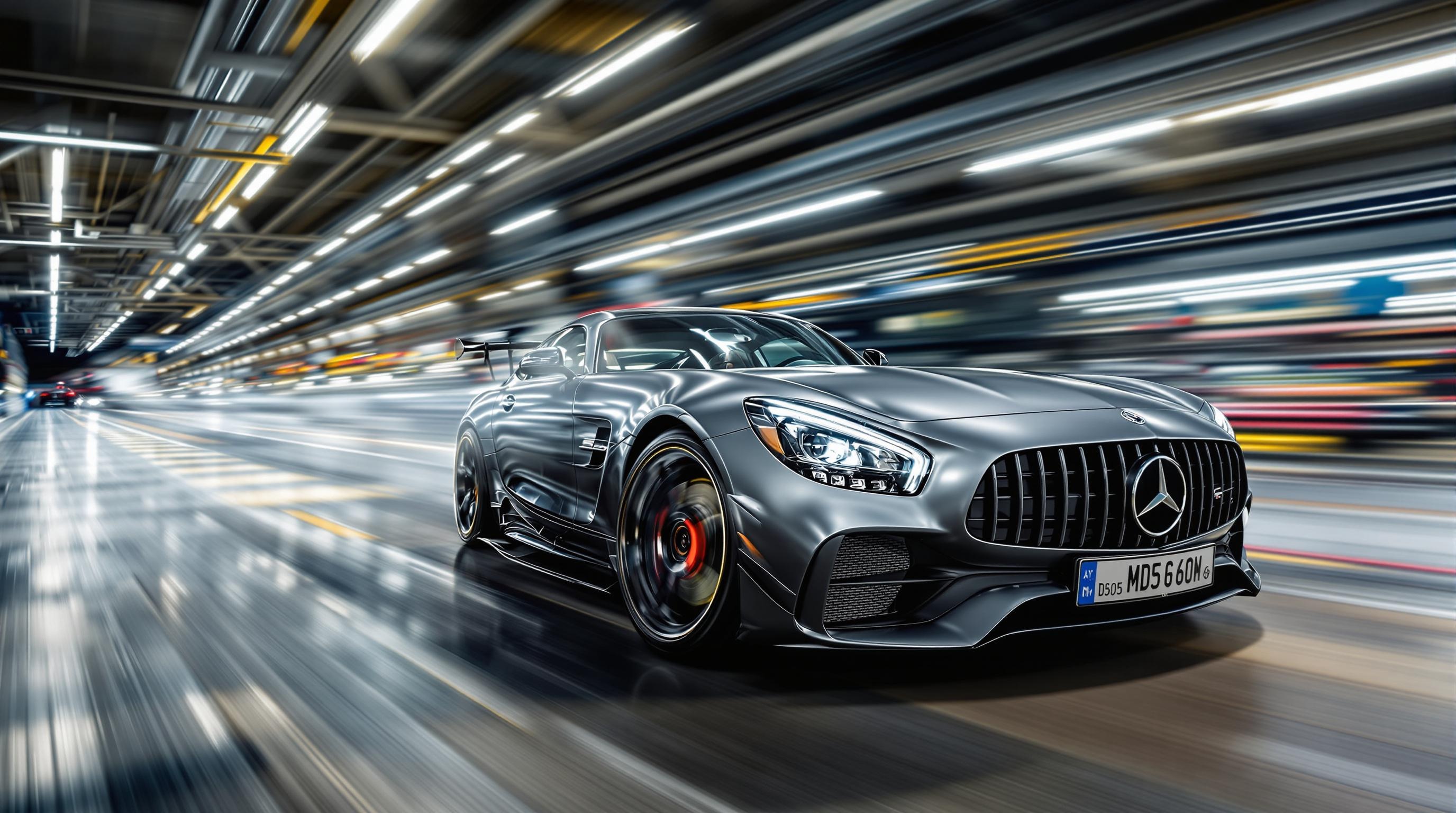 Mercedes-AMG GT emblématique en action