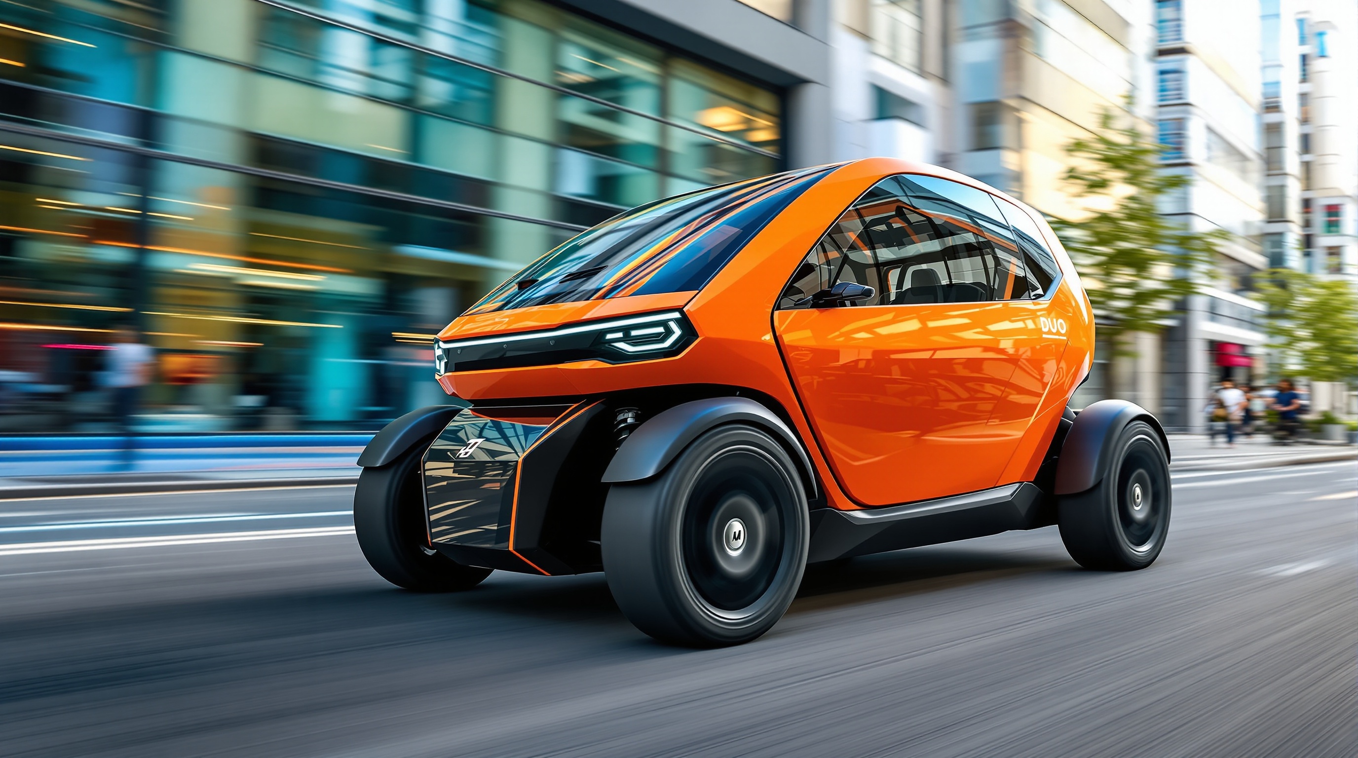 La Mobilize Duo, le mini-bolide urbain électrique qui réinvente la mobilité. Avec son design futuriste et ses lignes épurées, elle incarne la performance brute et l'agilité nécessaire pour dompter la jungle urbaine. Ses portes élytre distinctives ne sont pas juste un gadget, mais une signature d'innovation, prête à offrir des sensations pures aux conducteurs avertis.