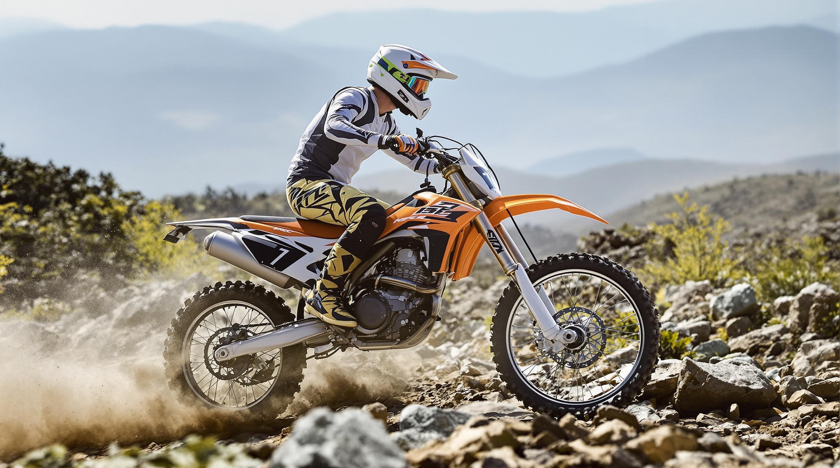 Moto trial 125cc adaptée pour débutants