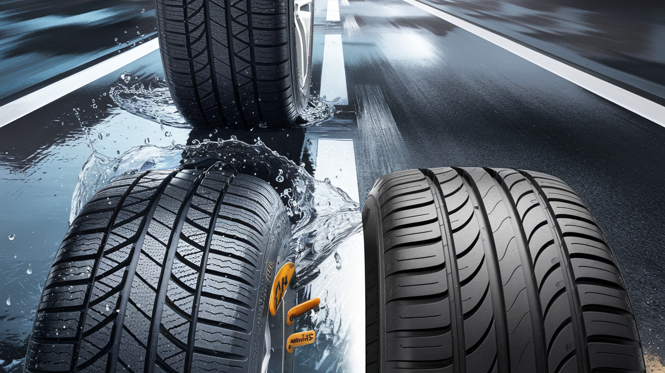Comparatif Nokian Bridgestone toutes saisons pluie sec