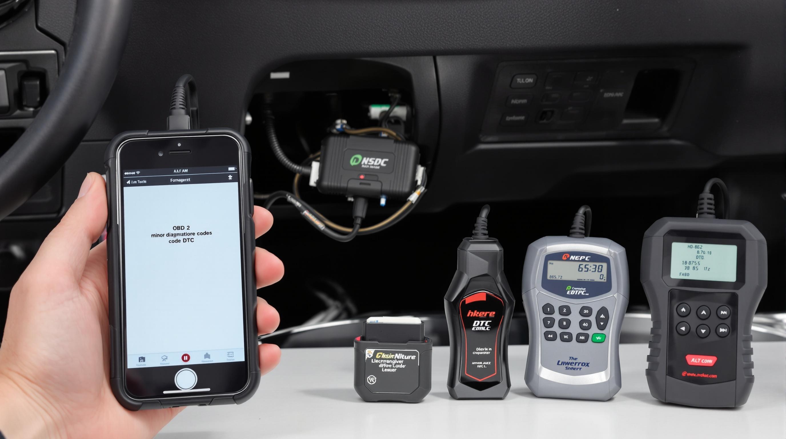 Boîtier OBD2 smartphone code défaut outils diagnostic abordables