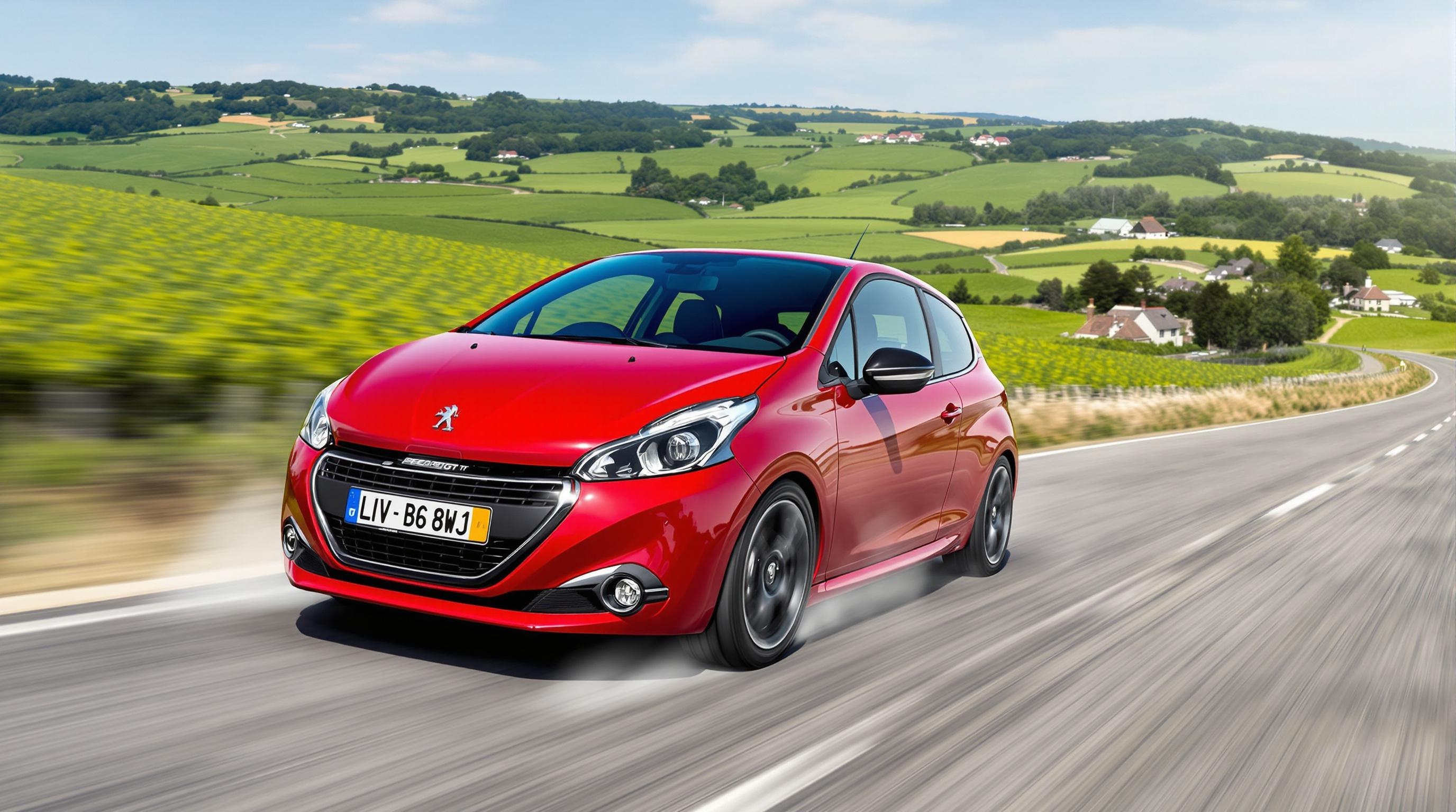 Peugeot 208 II sur une route du Pays de la Loire, mettant en avant son design et ses performances.