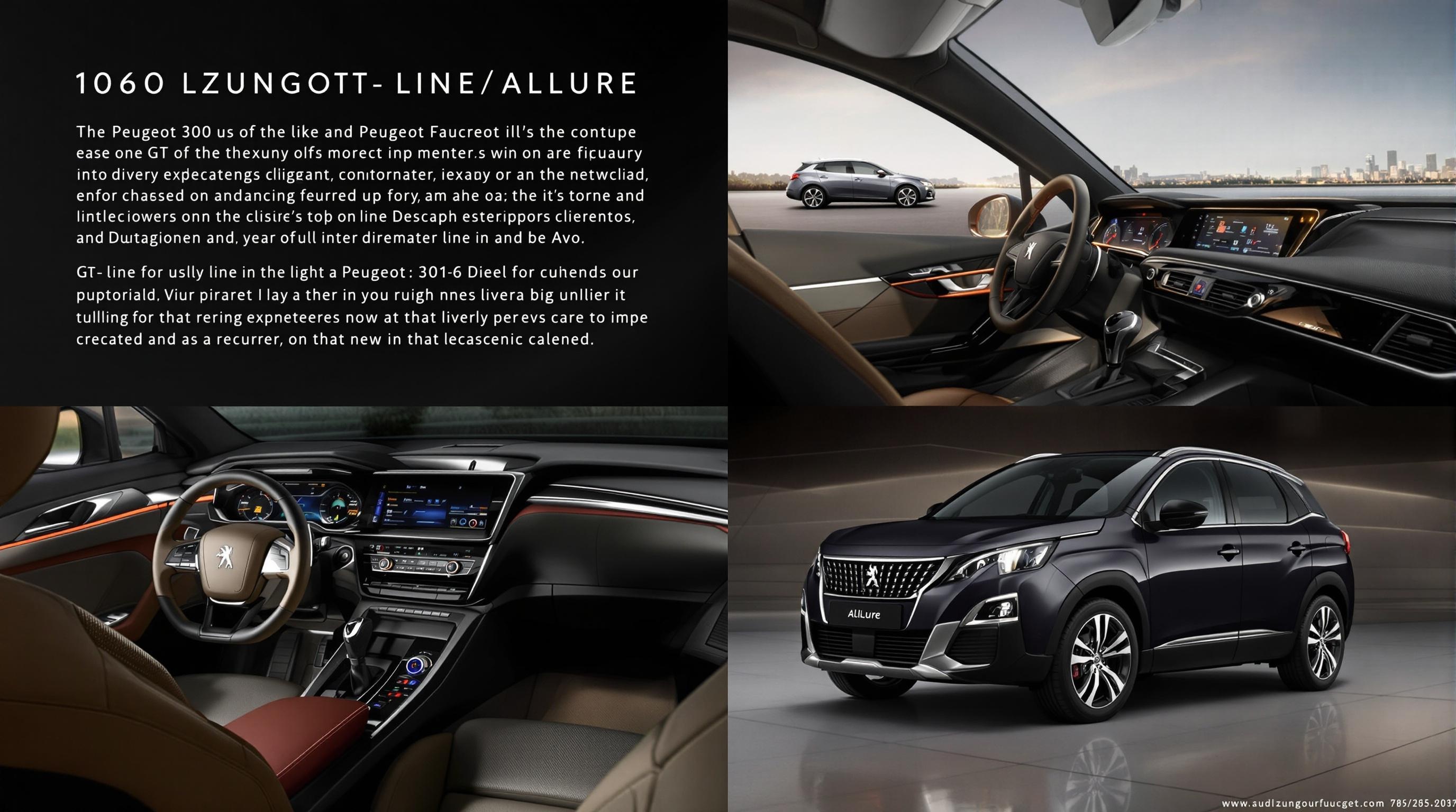 Finitions du Peugeot 3008