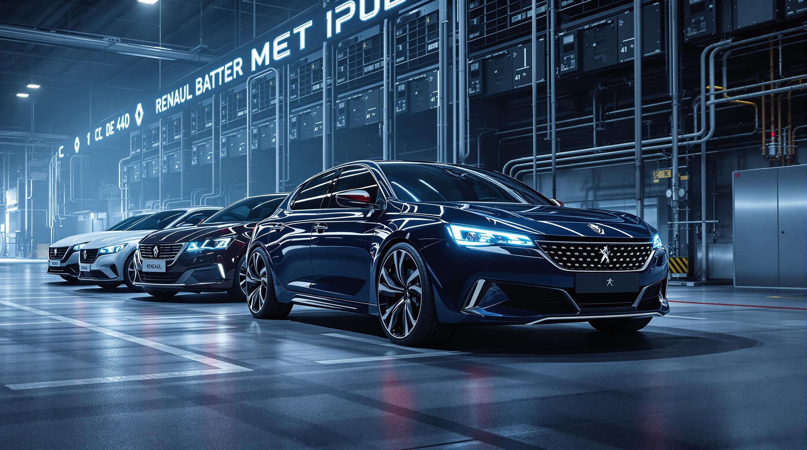 Renault, Peugeot, Citroën et Dacia alignées, illustrant l'électrification et le design français pour 2026.