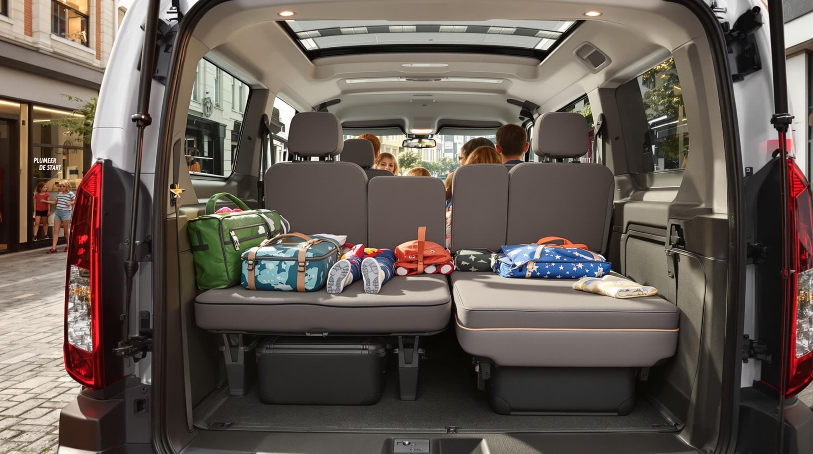 Peugeot Partner Tepee en configuration familiale.