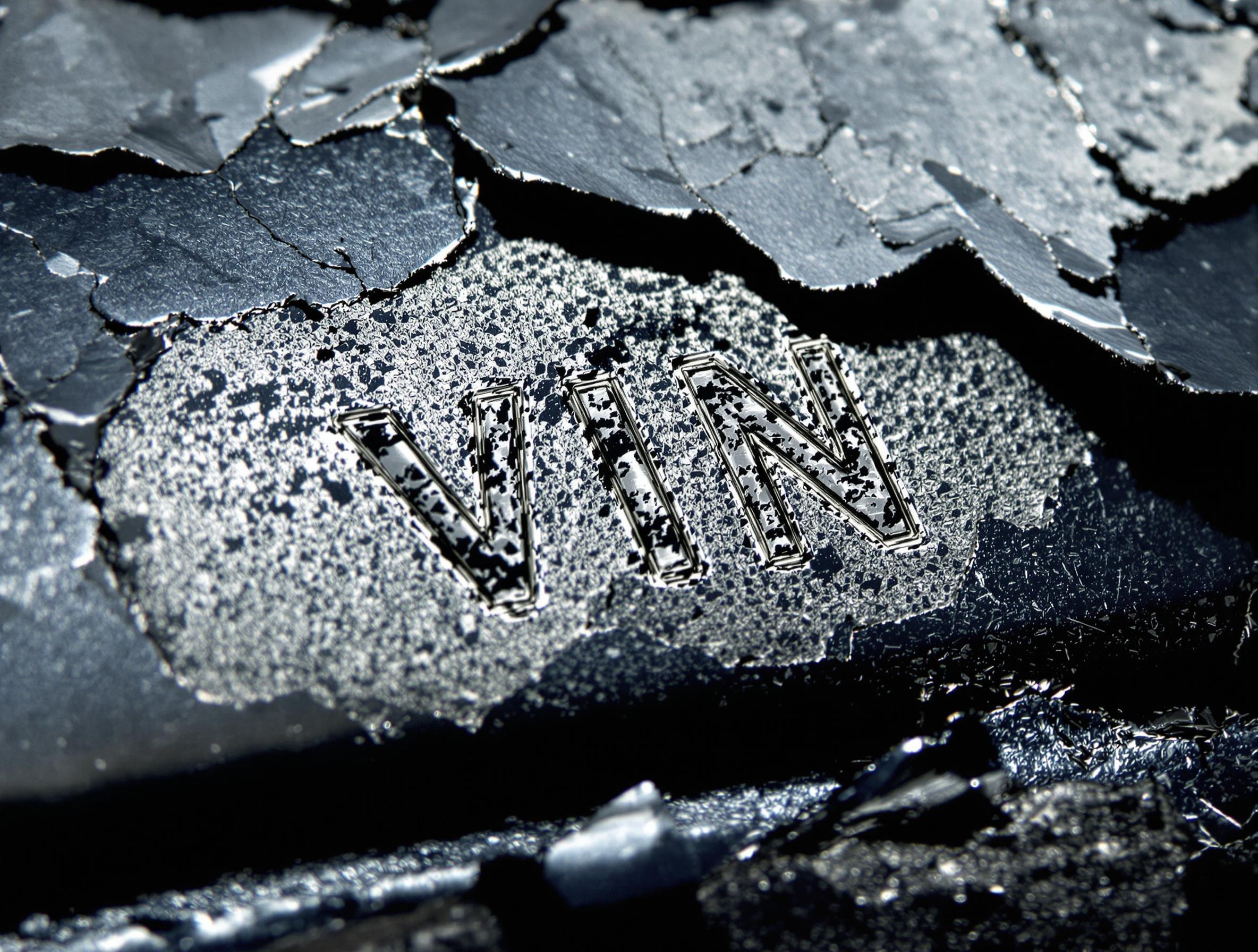 macro numéro VIN gravé sous peinture écaillée