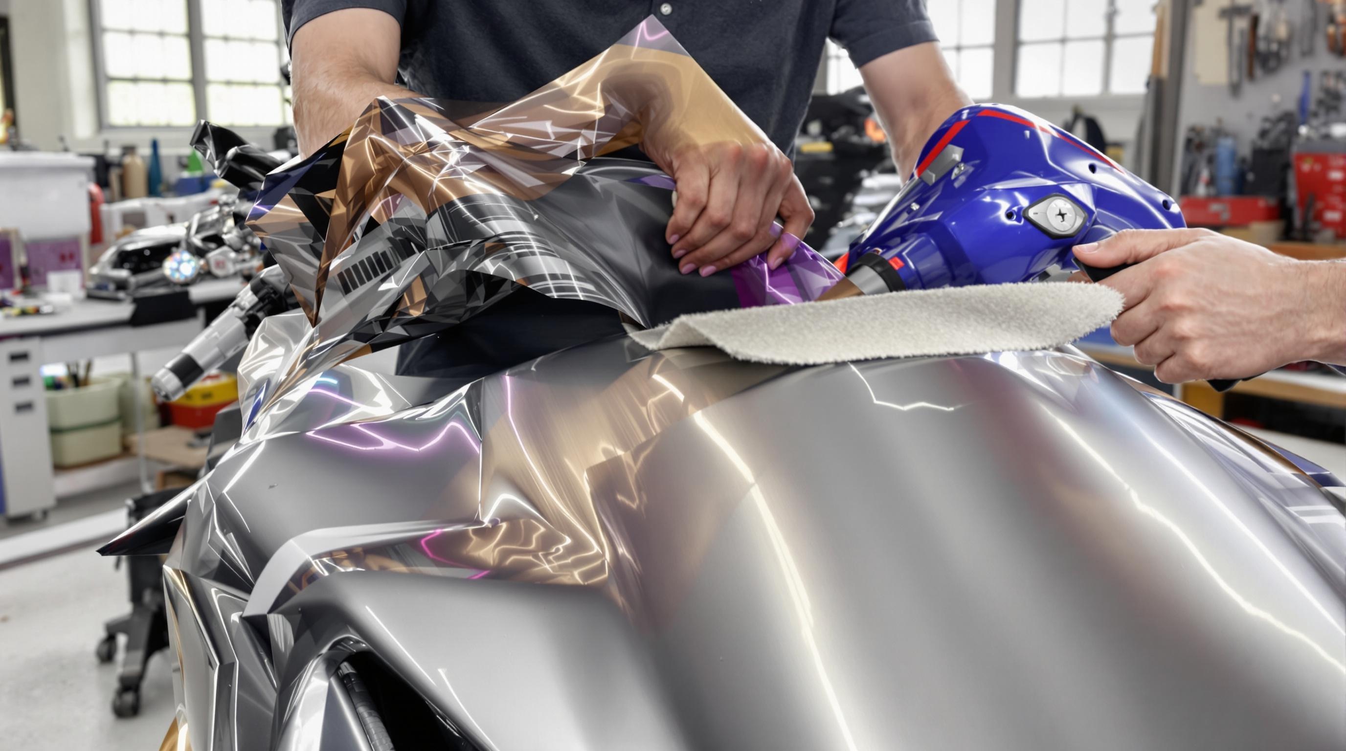Séquence étape par étape pose covering moto pro